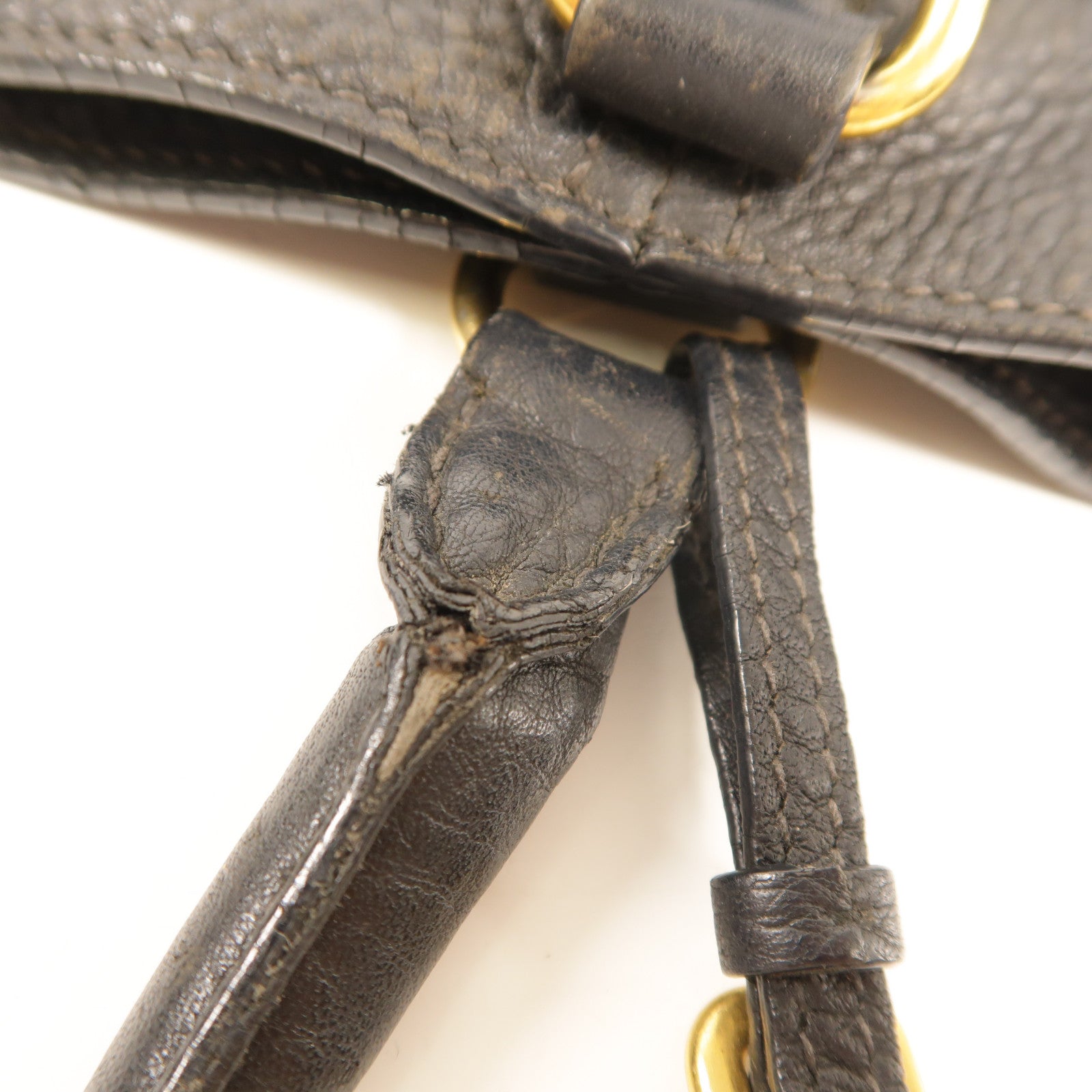 PRADA 牛皮皮革Side Pocket Tote Bag手挽肩背兩用袋