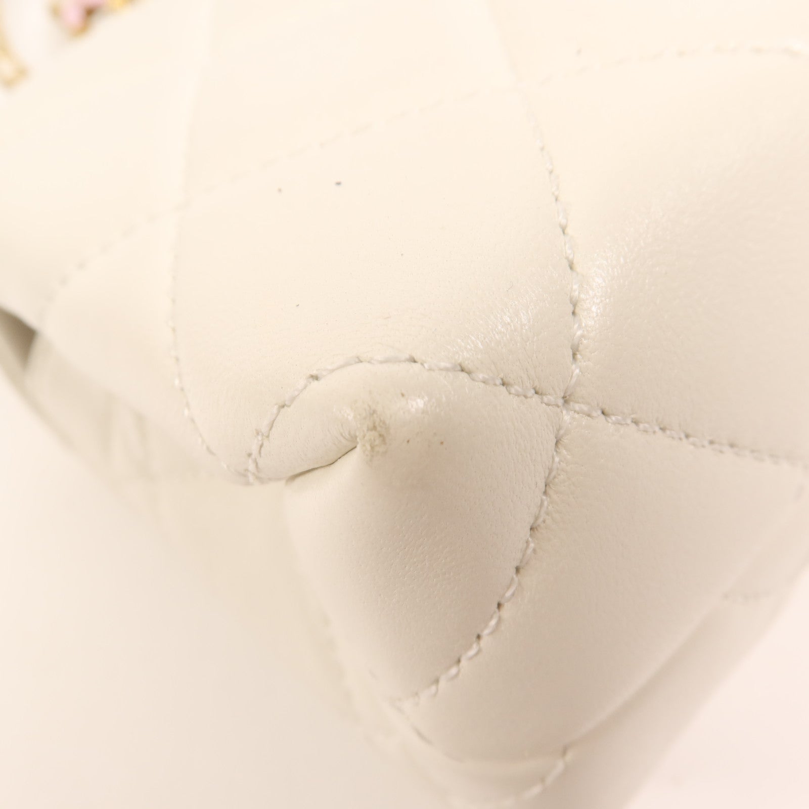 CHANEL 牛皮皮革Chain Shoulder Bag金扣鏈帶肩背袋