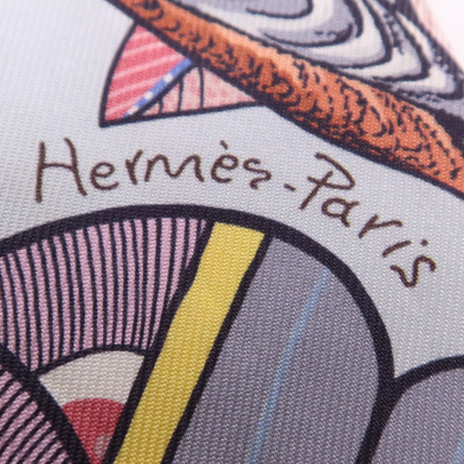 HERMES 絲質Twilly絲巾Multicolor