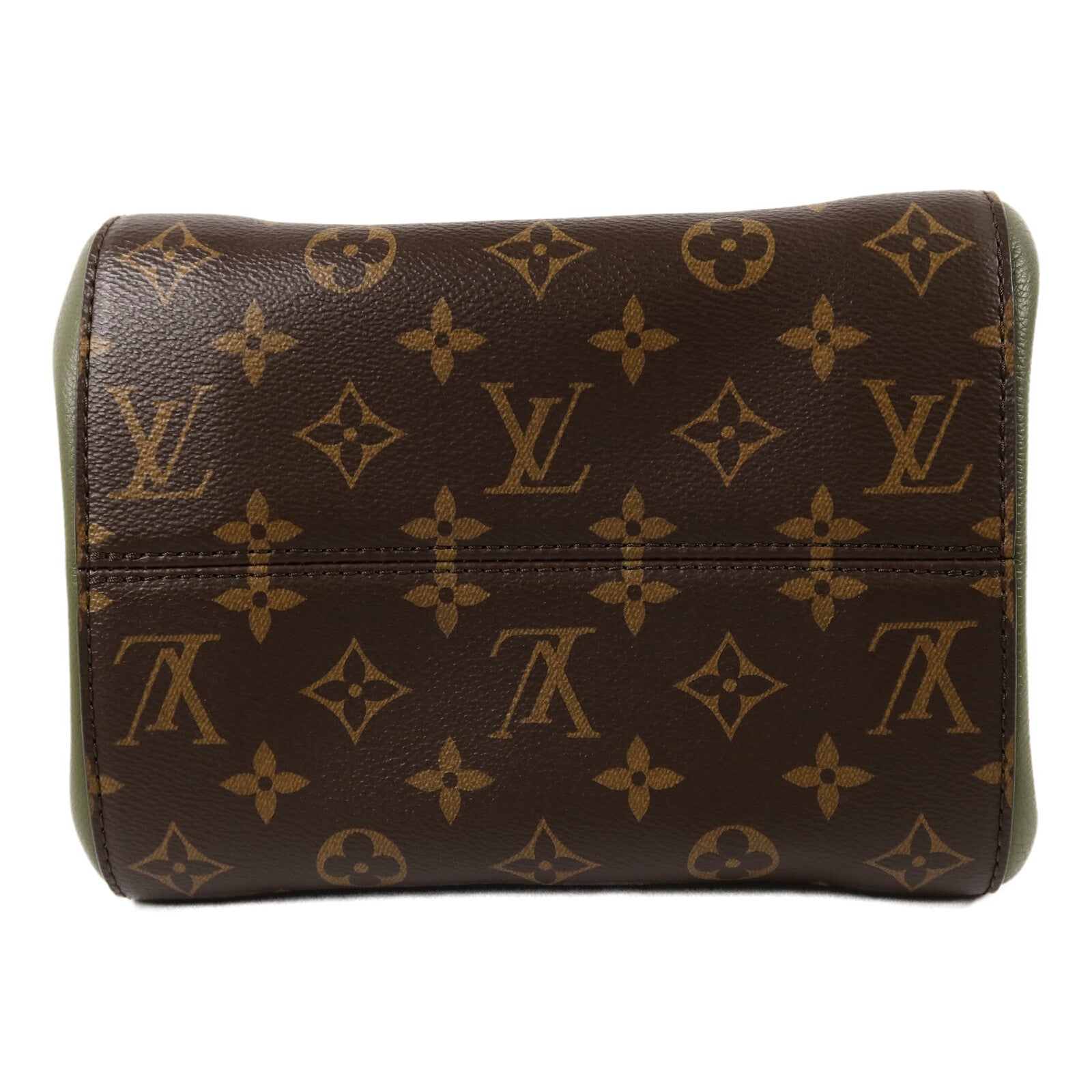 LOUIS VUITTON Monogram/牛皮皮革Fold Tote PM手挽肩背兩用袋