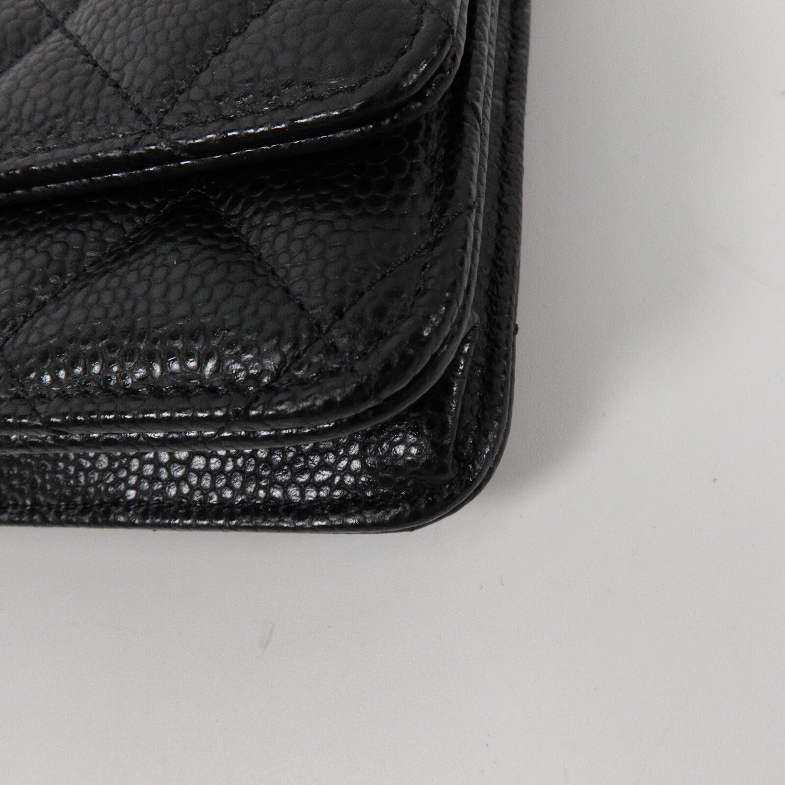 CHANEL 牛皮皮革WOC Wallet On Chain鏈帶肩背袋