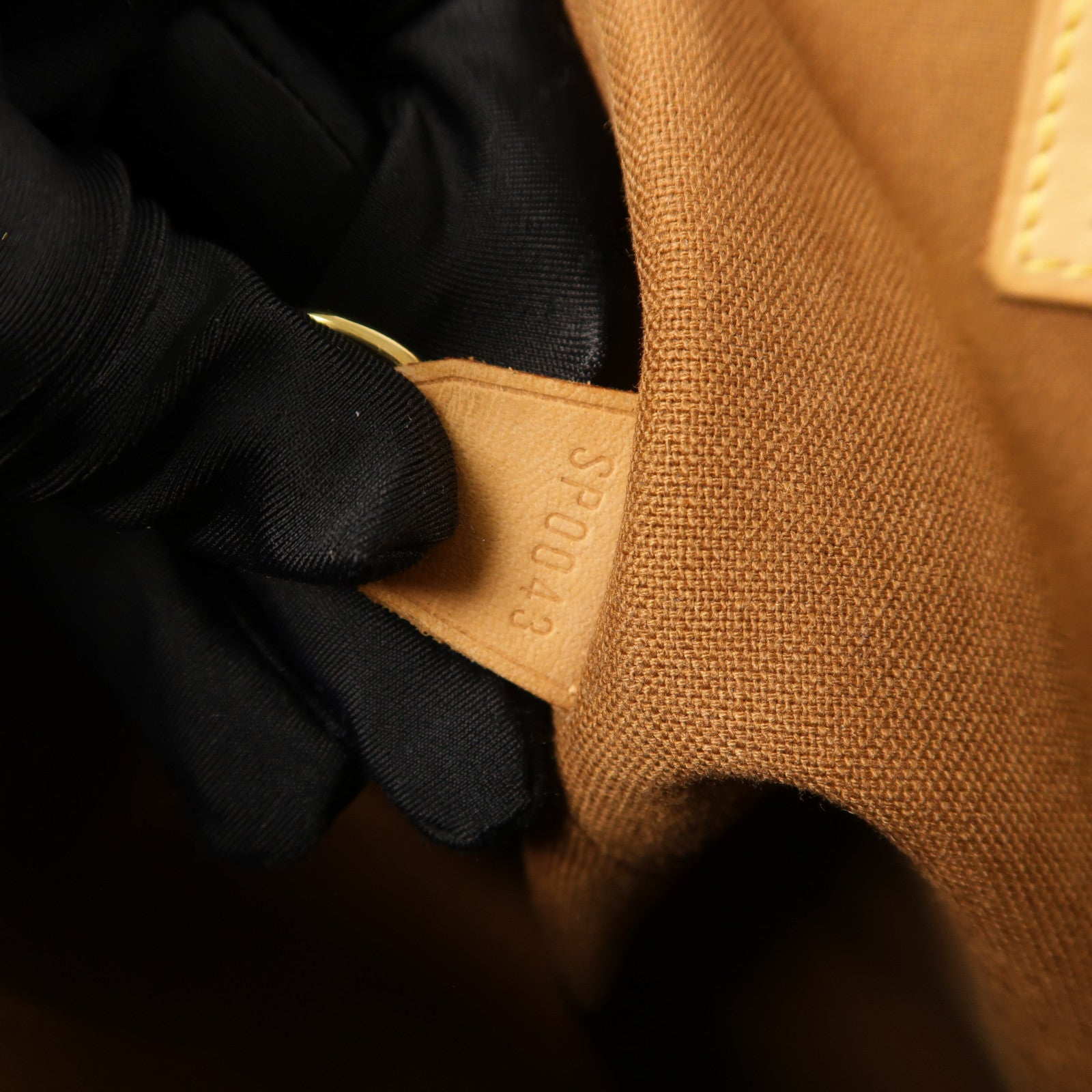 LOUIS VUITTON Monogram Abbesses金扣肩背袋棕色