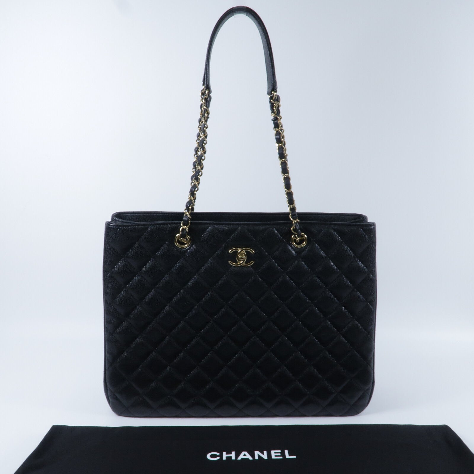 CHANEL 牛皮皮革Large Shopping Tote手挽袋
