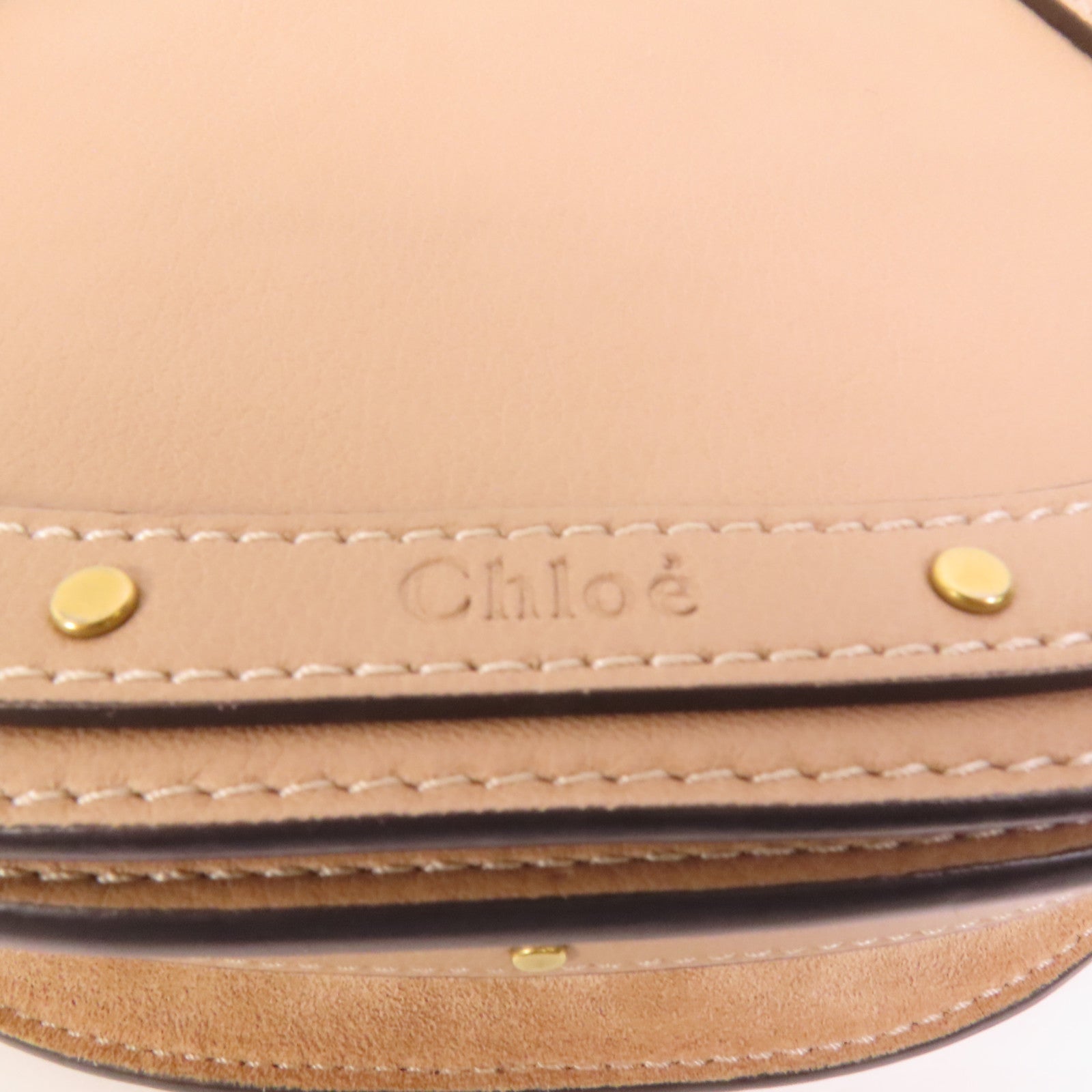 Chloe 牛皮皮革Nile Bag金扣手挽肩背兩用袋