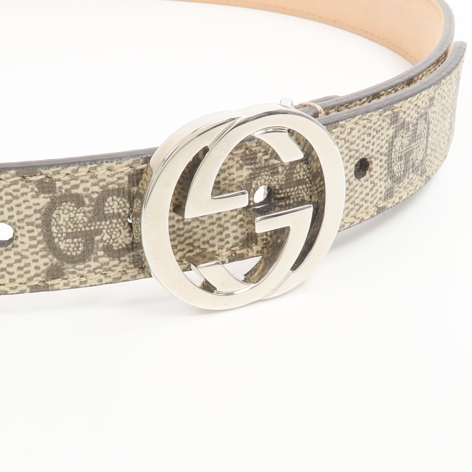 GUCCI 塗層帆布Belt 65cm皮帶