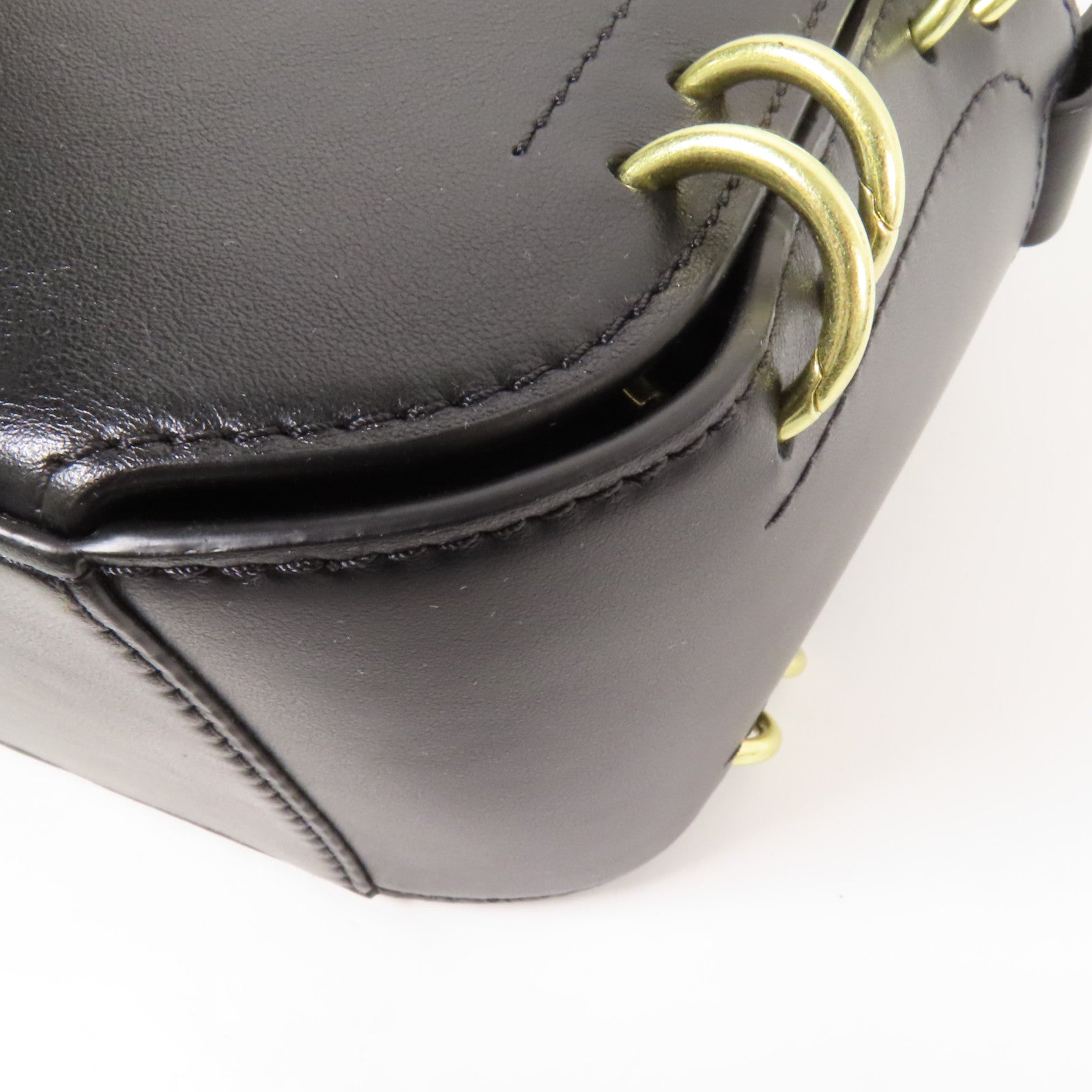 SEE BY CHLOE 牛皮皮革/麂皮皮革Shoulder Bag金扣肩背袋