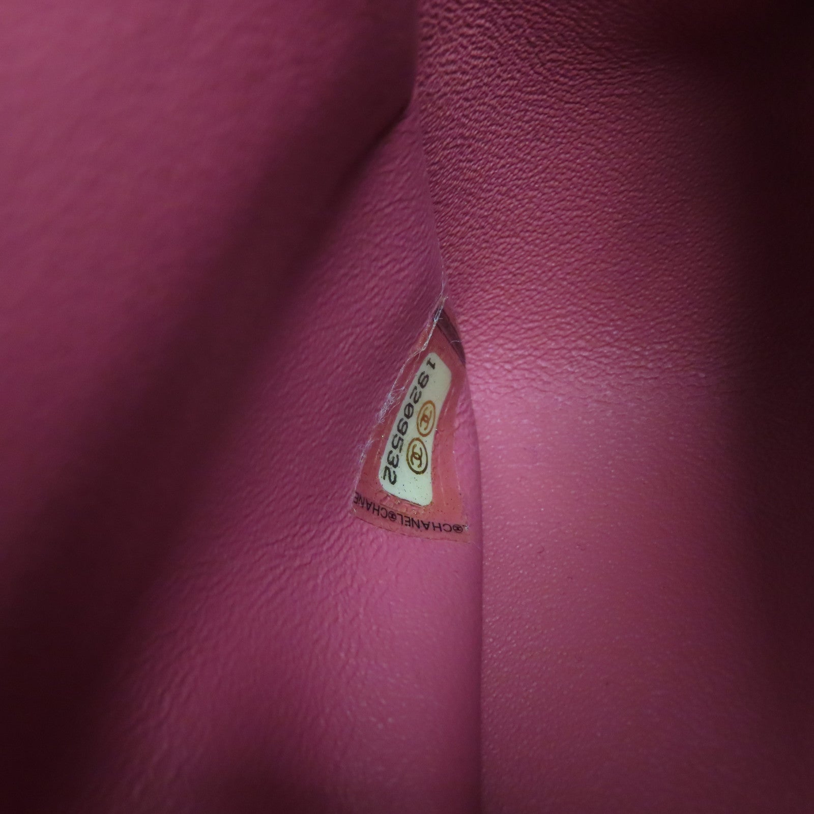CHANEL **【激減優惠】菱格羊皮皮革Chain Shoulder鏈帶肩背袋粉紅色