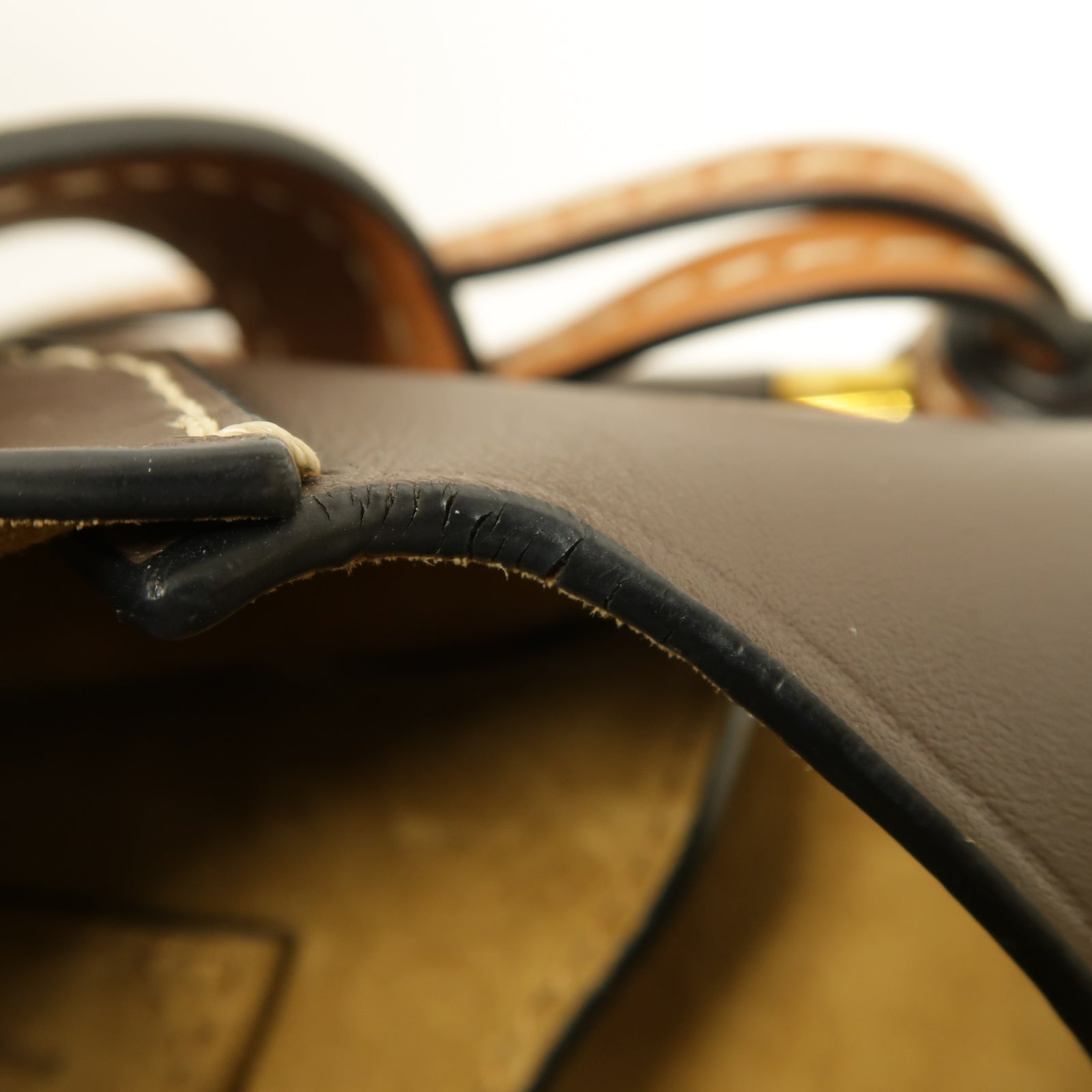 LOEWE 【激減優惠】牛皮皮革Gate肩背袋深紫色