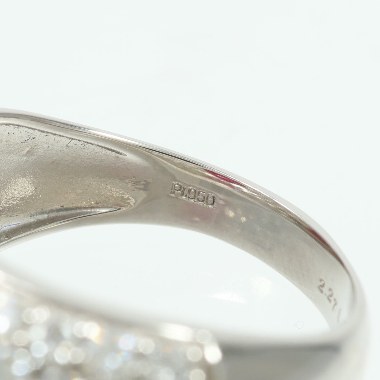 JEWELRY PT950鉑金Ruby Dimond Ring紅寶石/鑽石戒指