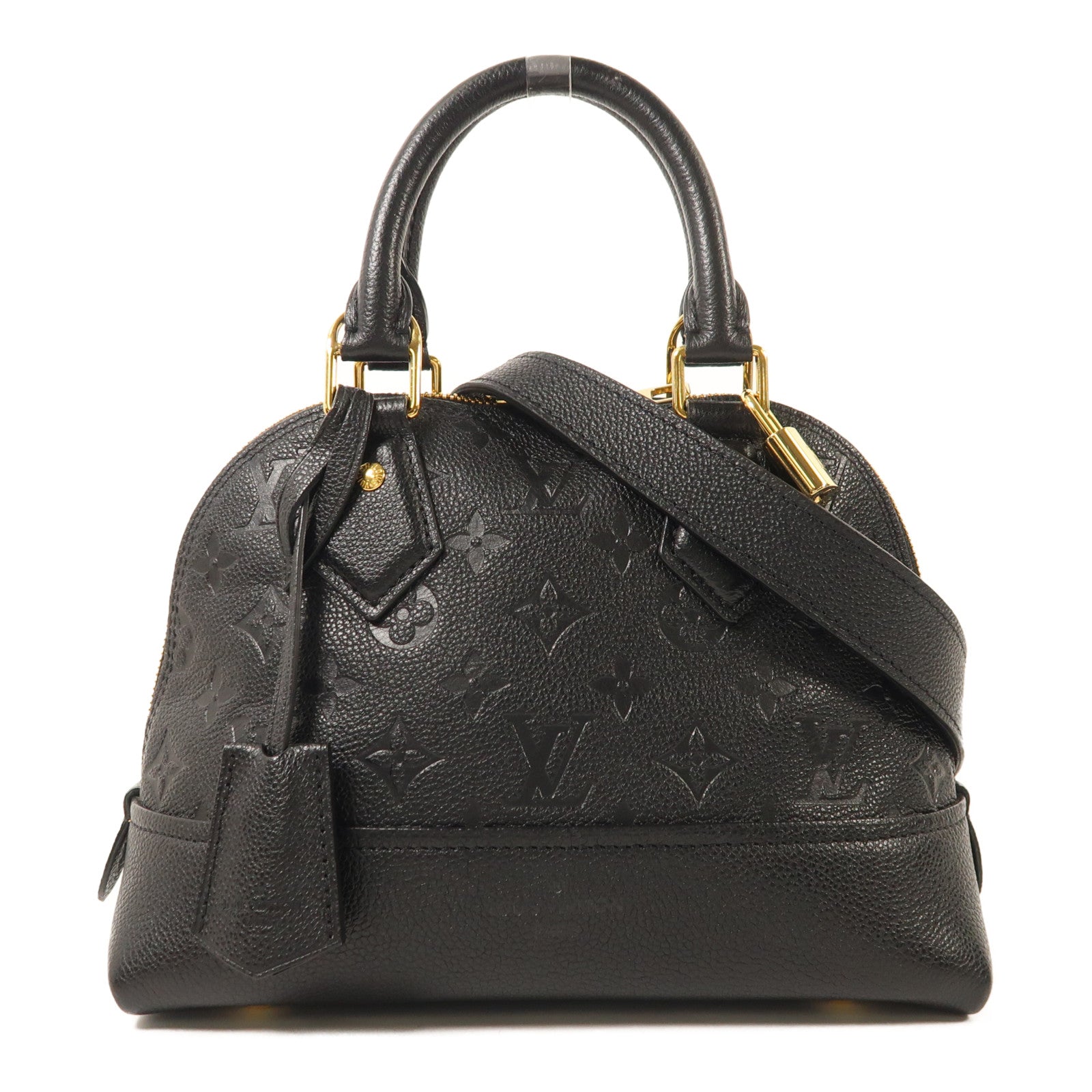 LOUIS VUITTON Monogram Empreinte Neo Alma BB金扣手挽肩背兩用袋