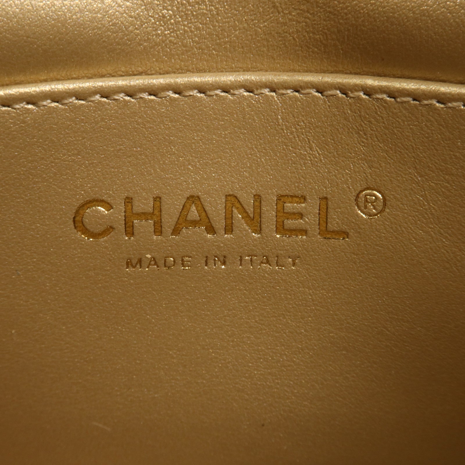 CHANEL 牛皮皮革Chain Shoulder Bag金扣鏈帶肩背袋