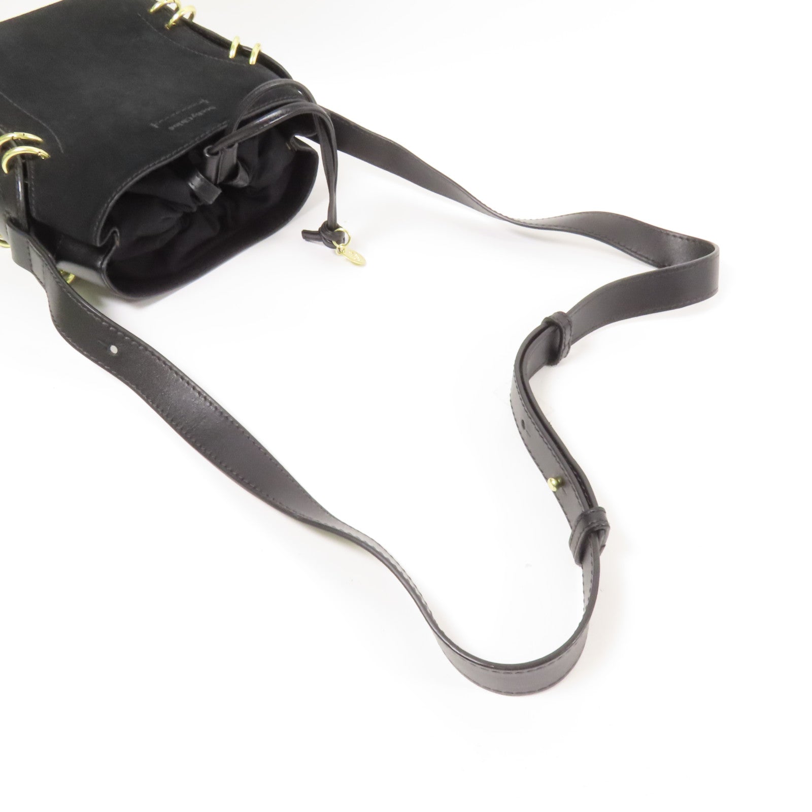 SEE BY CHLOE 牛皮皮革/麂皮皮革Shoulder Bag金扣肩背袋