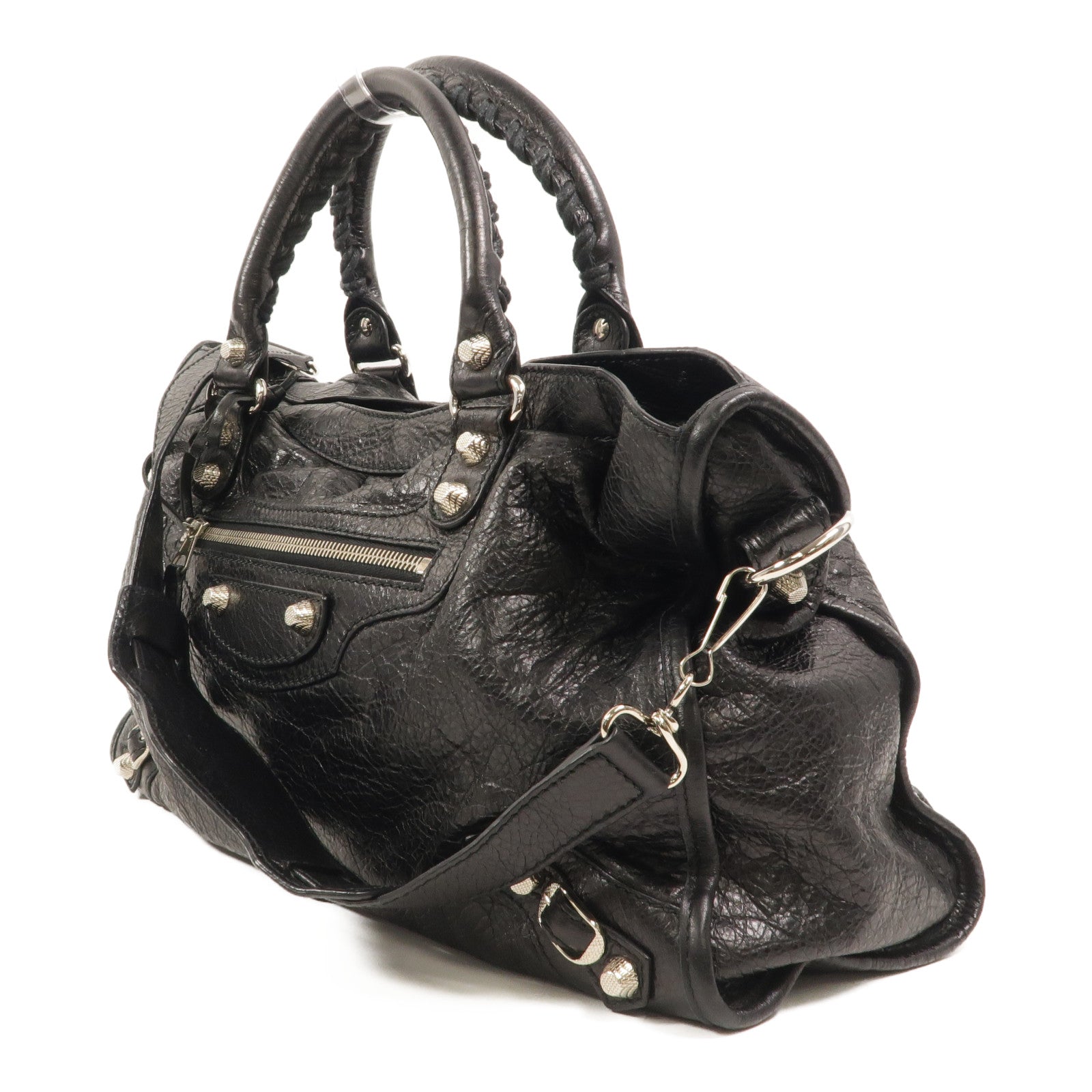 BALENCIAGA 羊皮皮革Giant City手挽肩背兩用袋