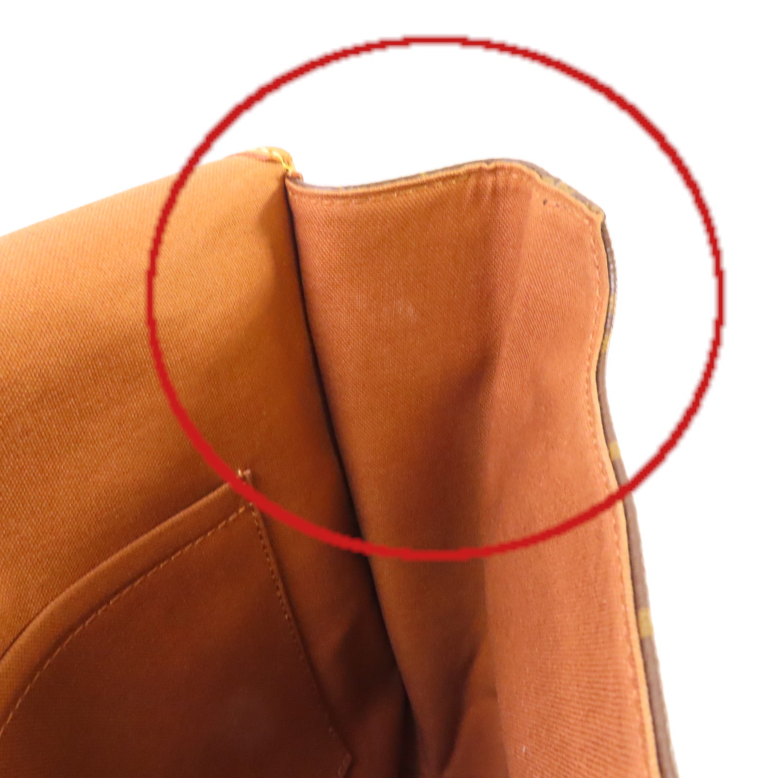 LOUIS VUITTON Monogram Bosphore GM Shoulder Bag金扣肩背袋啡色