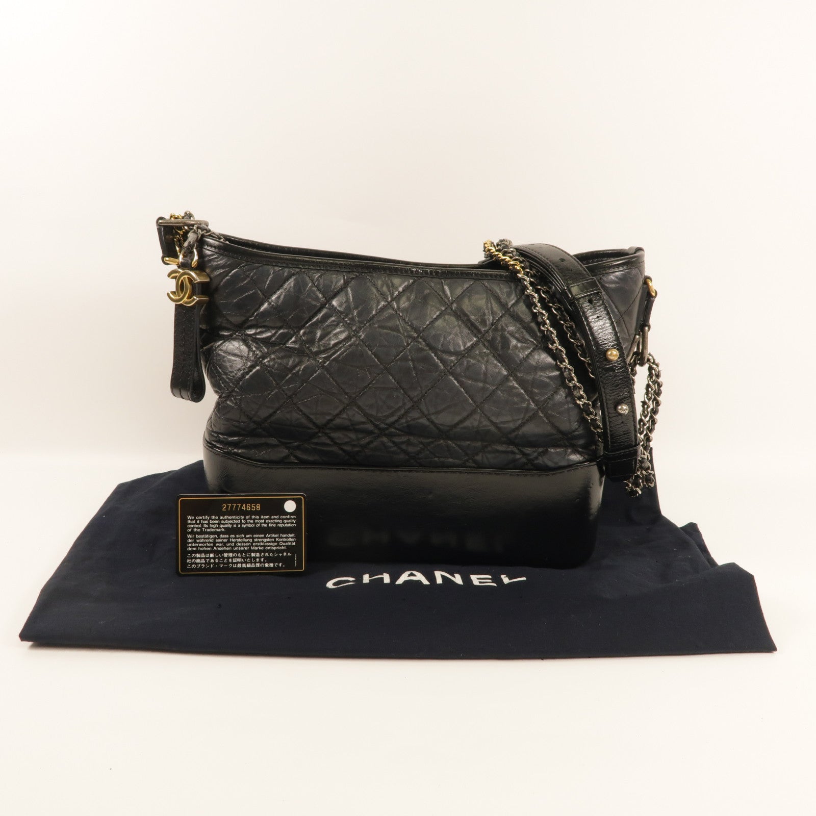 CHANEL 牛皮皮革Gabrielle bag肩背袋