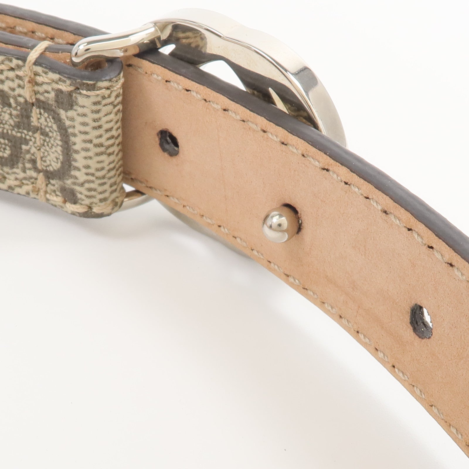 GUCCI 塗層帆布Belt 65cm皮帶