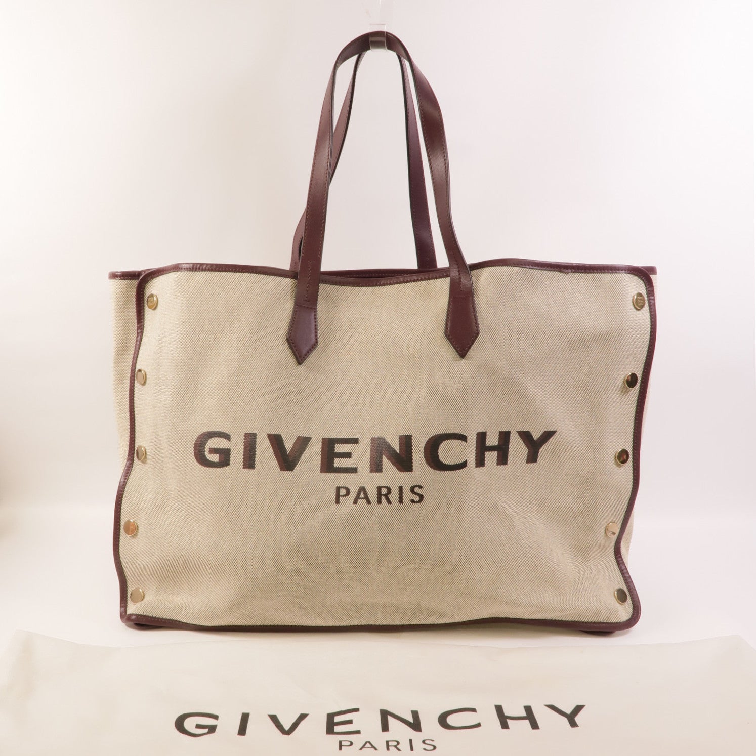 GIVENCHY 帆布Bond Shopper Tote Bag Large肩背袋