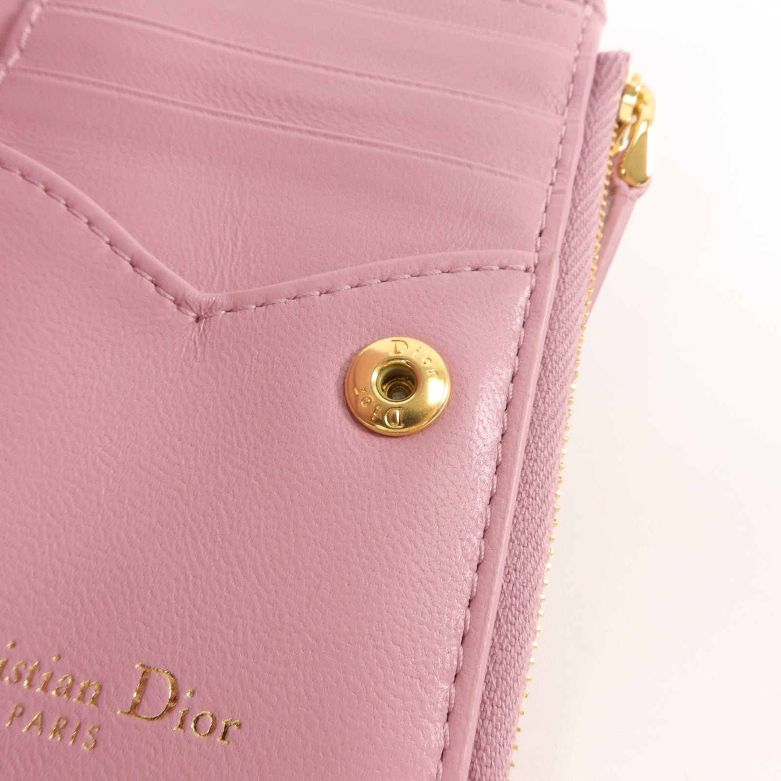 Dior 羊皮皮革Jolie Dahlia錢包