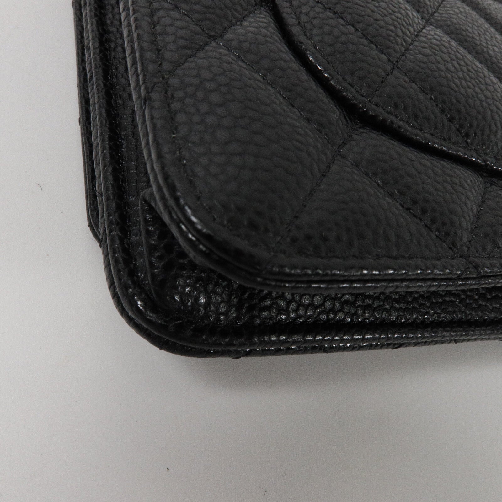 CHANEL 牛皮皮革WOC Wallet On Chain鏈帶肩背袋