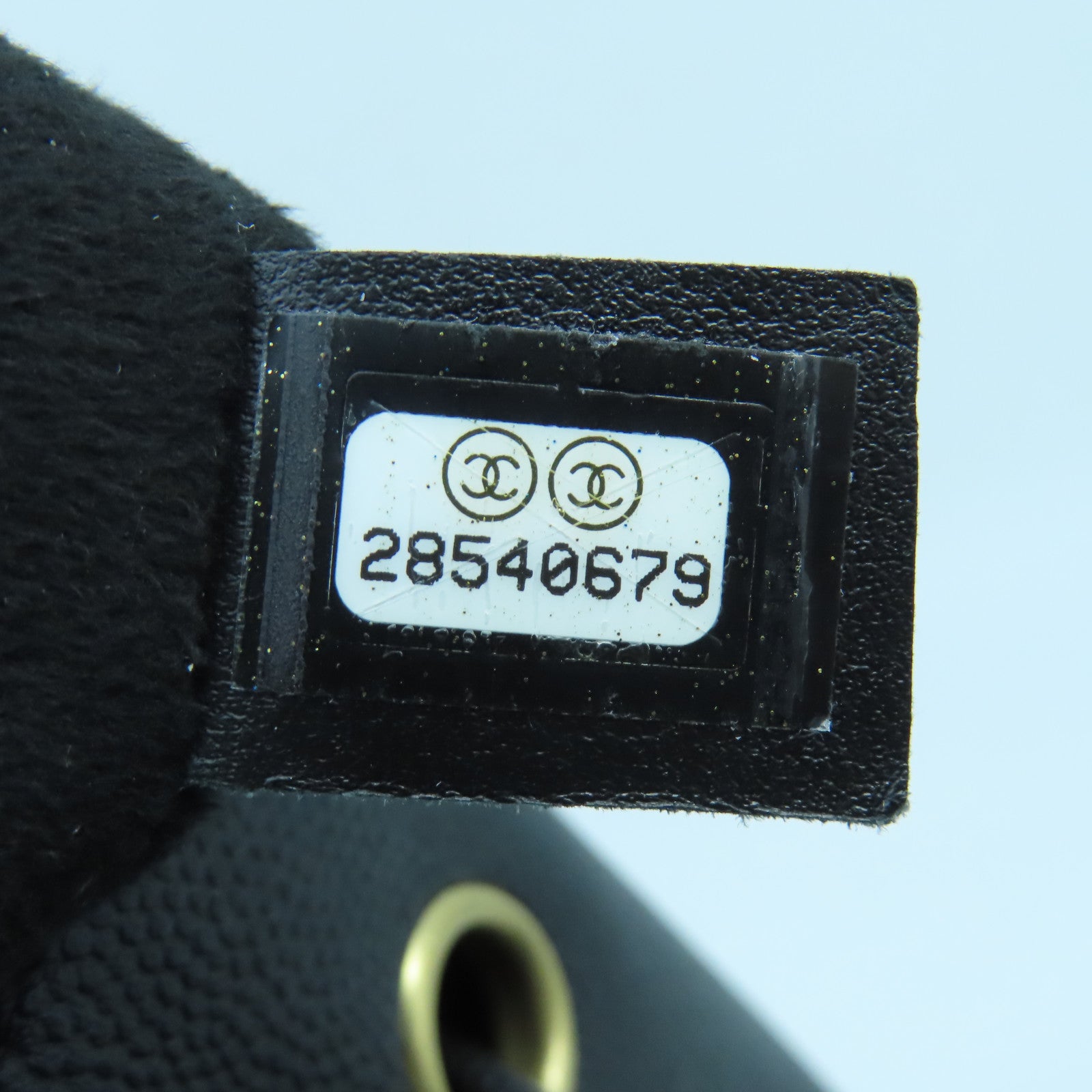CHANEL 【激減優惠】牛皮皮革Bucket Bag金扣鏈帶肩背袋黑色