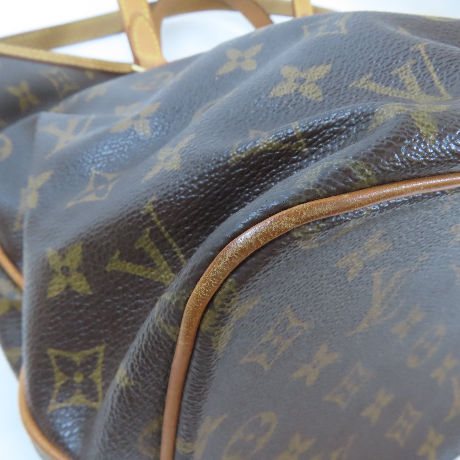 LOUIS VUITTON Monogram Palermo PM金扣手挽肩背兩用袋棕色