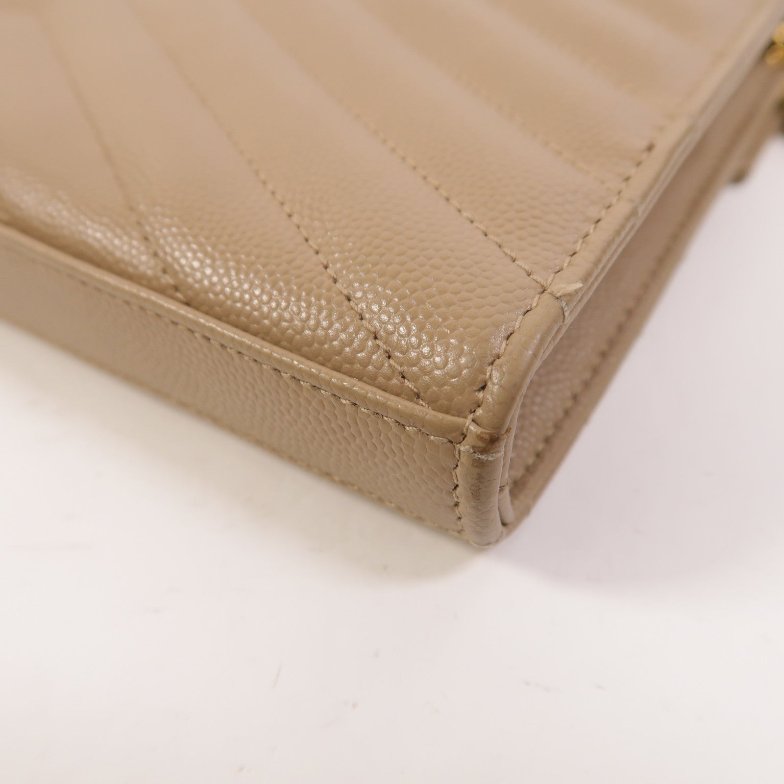 SAINT LAURENT 牛皮皮革Cassandre Envelope鏈帶肩背袋