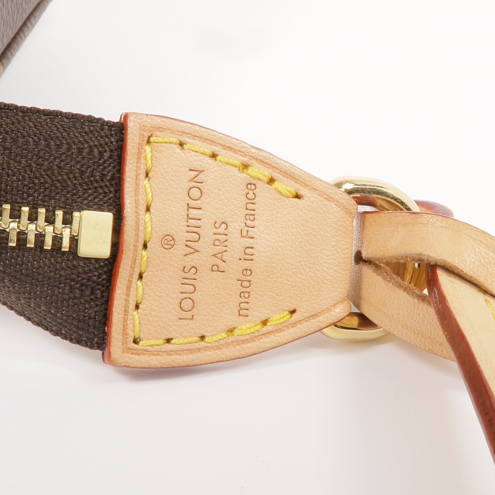 LOUIS VUITTON Monogram Pochette Accessoires金扣手挽肩背兩用袋