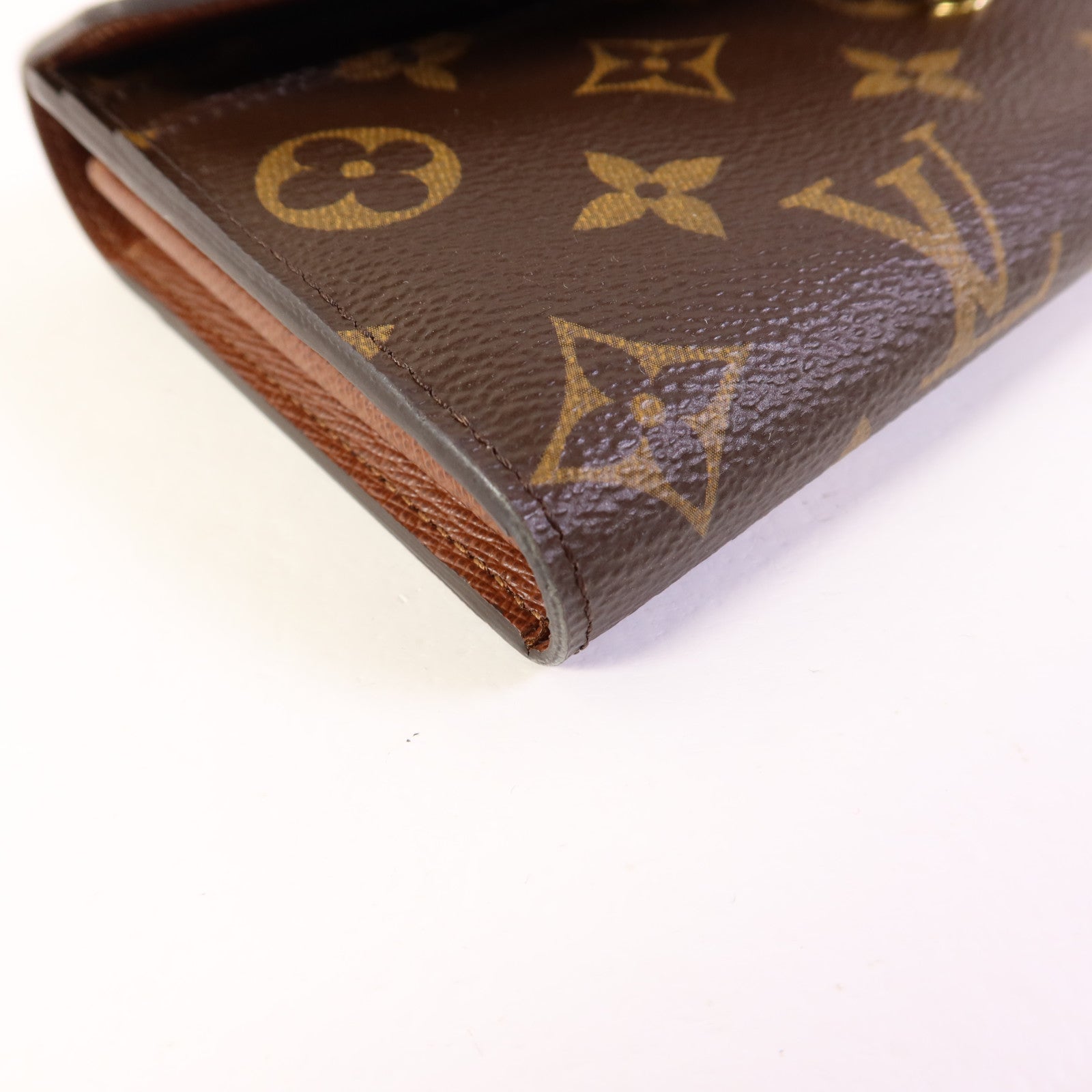 LOUIS VUITTON Monogram Sarah金扣長錢包