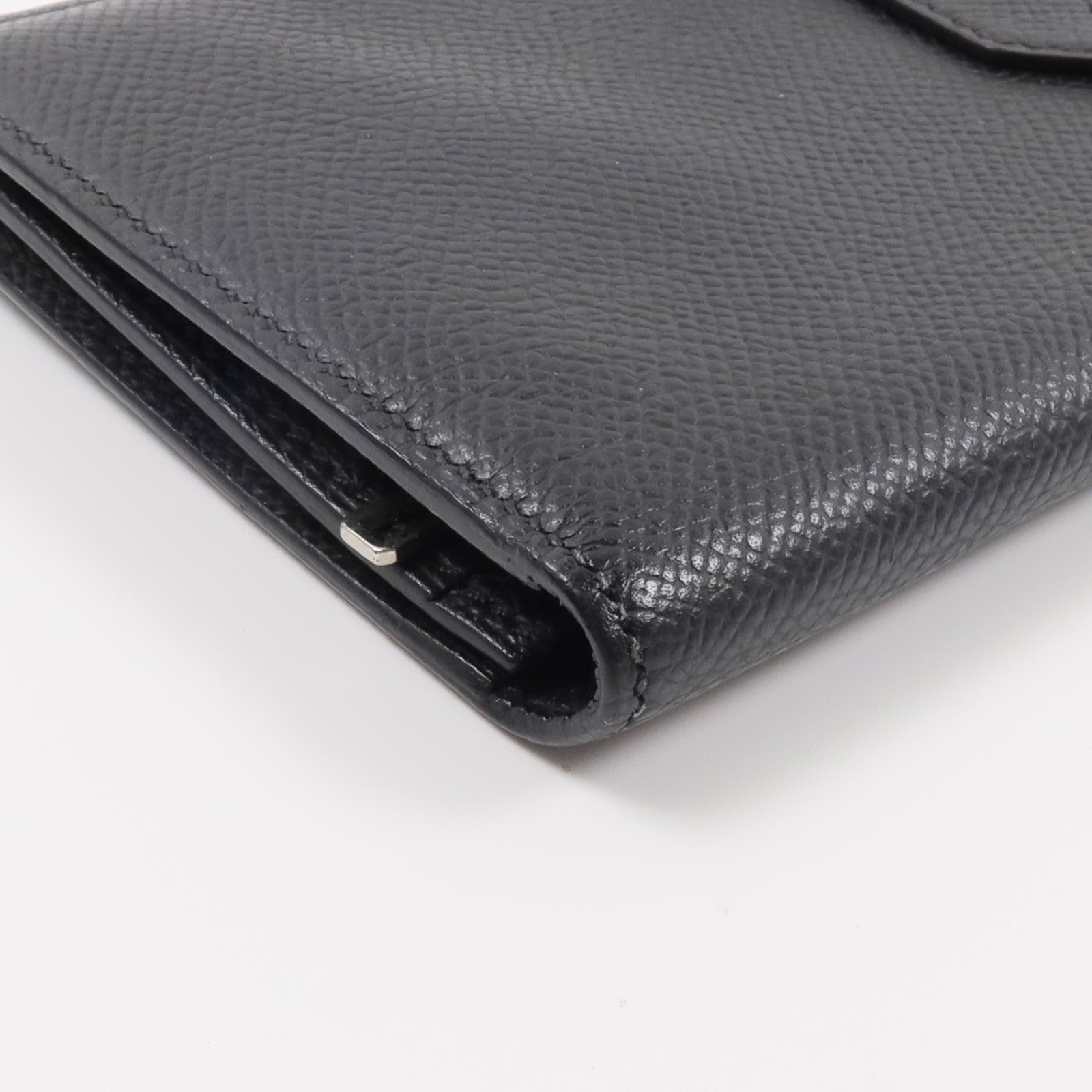 HERMES Epsom皮革Bearn Long Wallet長錢包Noir