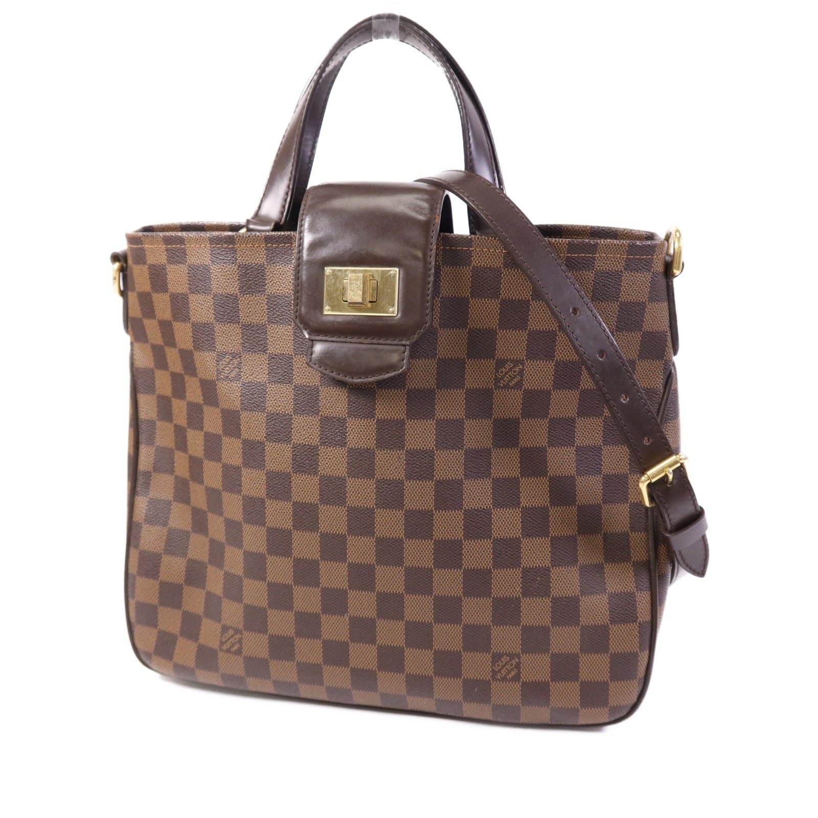 LOUIS VUITTON 【激減優惠】Damier Cabas Rosebery金扣手挽肩背兩用袋