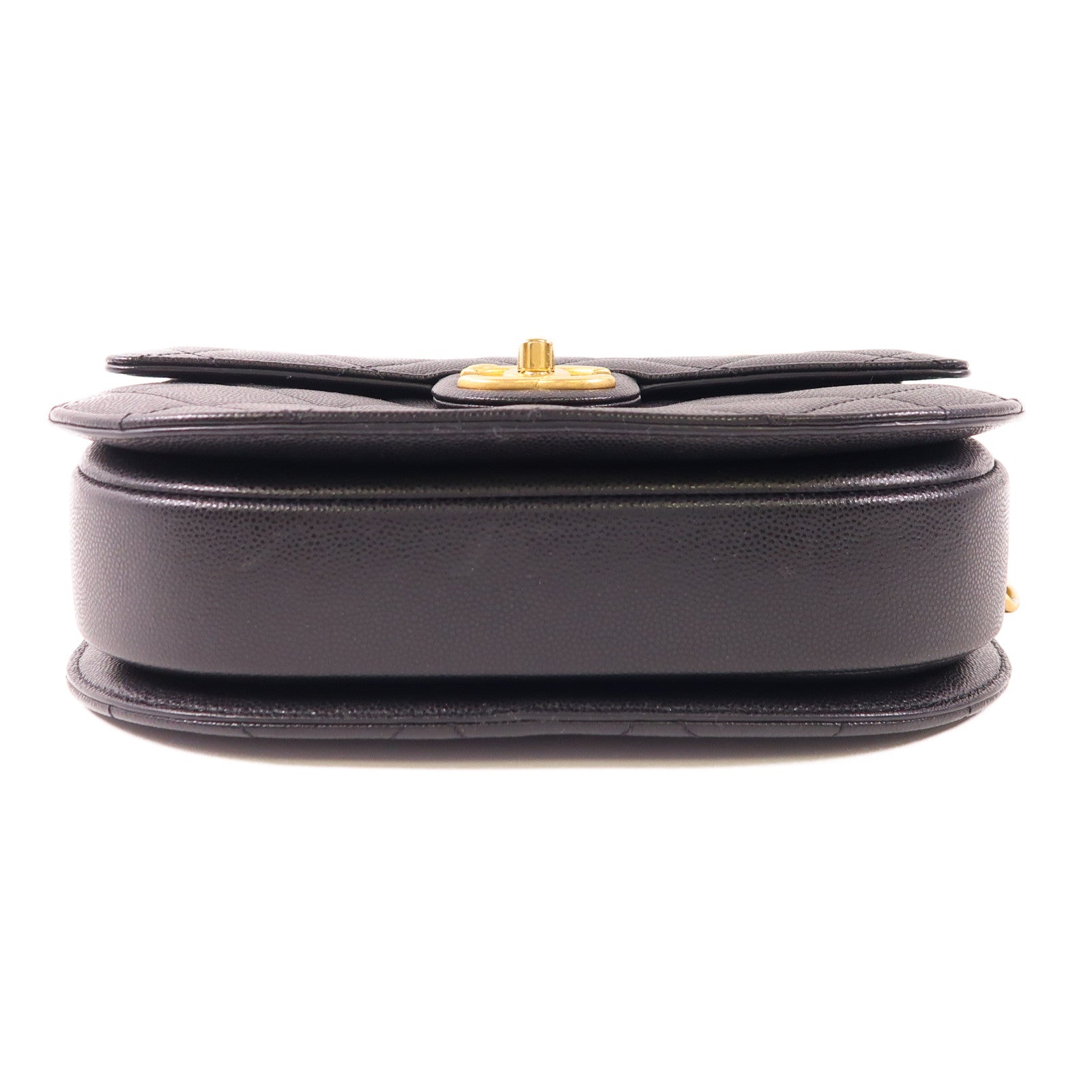 CHANEL 【激減優惠】牛皮皮革Shoulder Bag金扣肩背袋