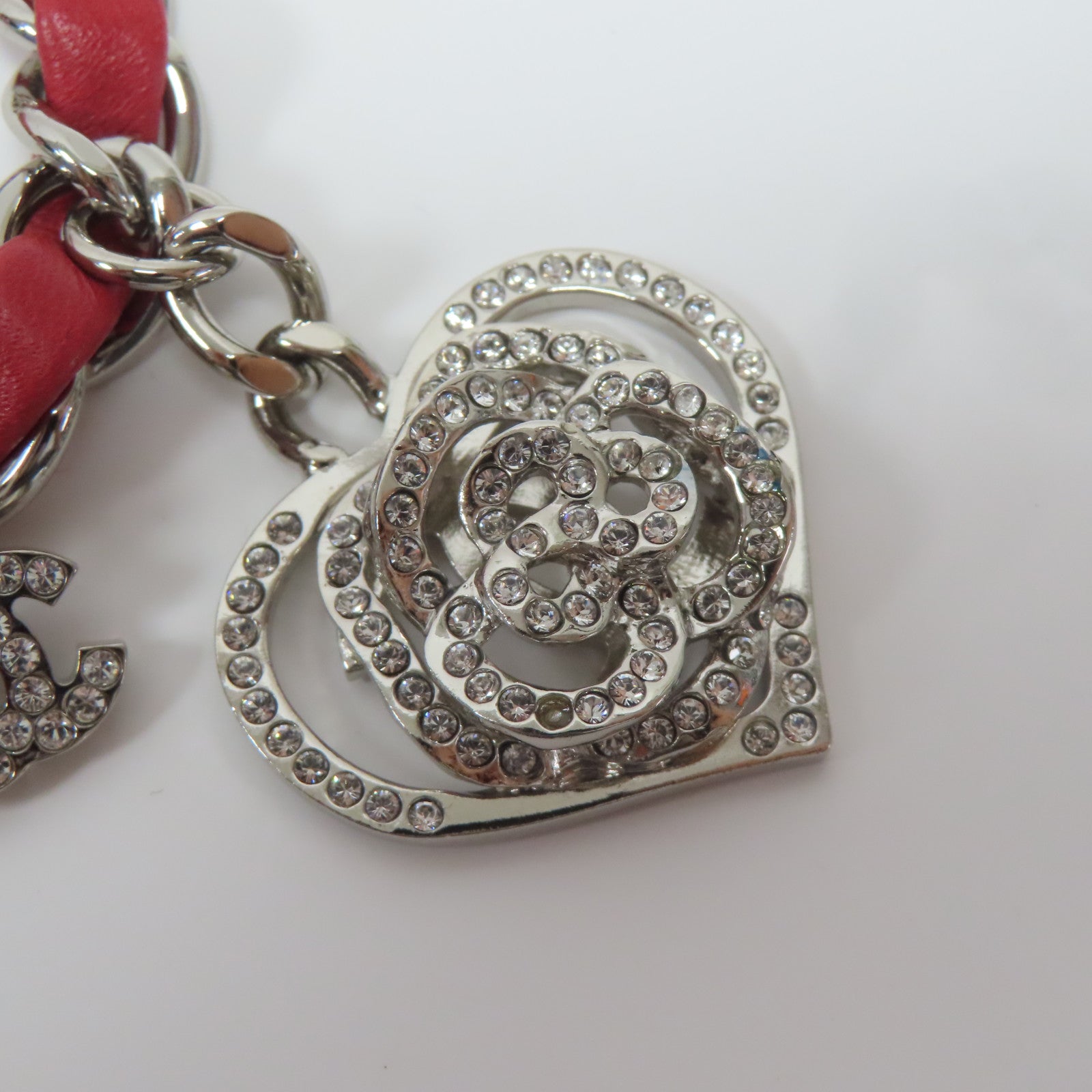 CHANEL **【激減優惠】菱格羊皮皮革Chain Shoulder鏈帶肩背袋粉紅色