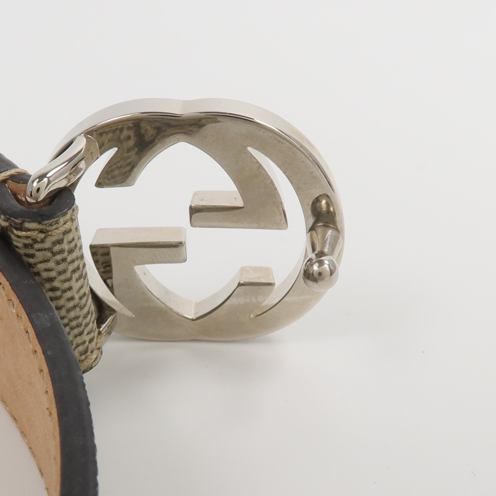 GUCCI 塗層帆布Belt 65cm皮帶