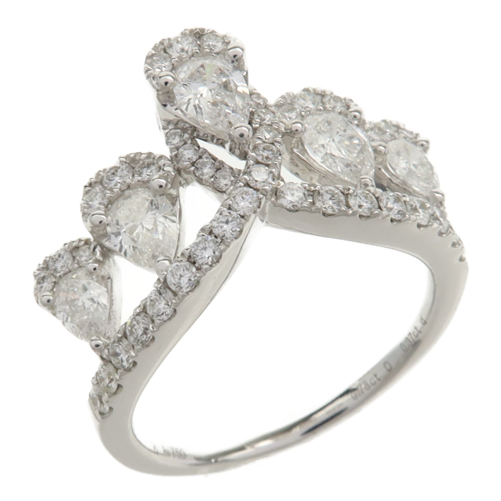 JEWELRY 18K白金Diamond Ring鑽石戒指US#5