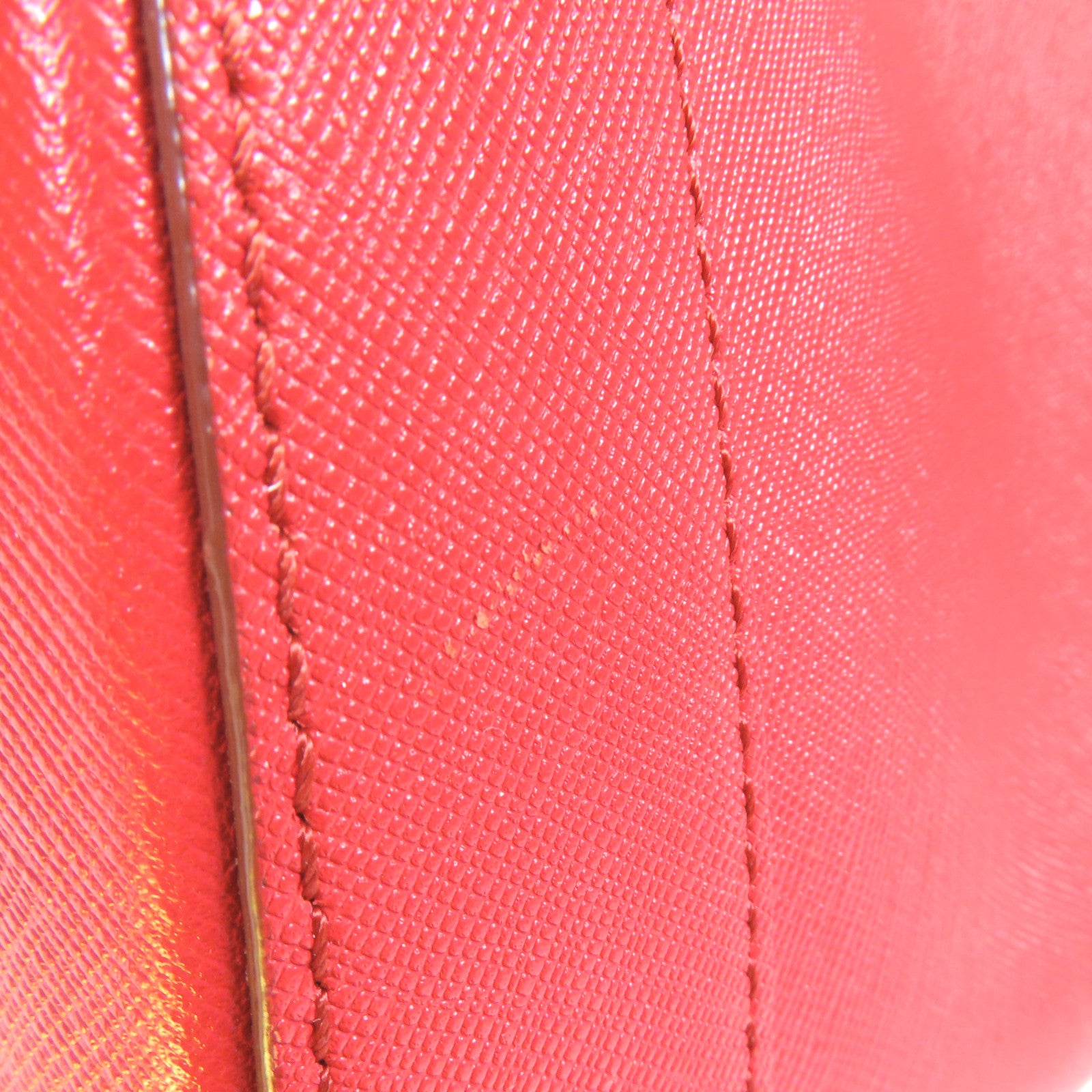 MCM 牛皮皮革Boston Bag金扣手挽袋