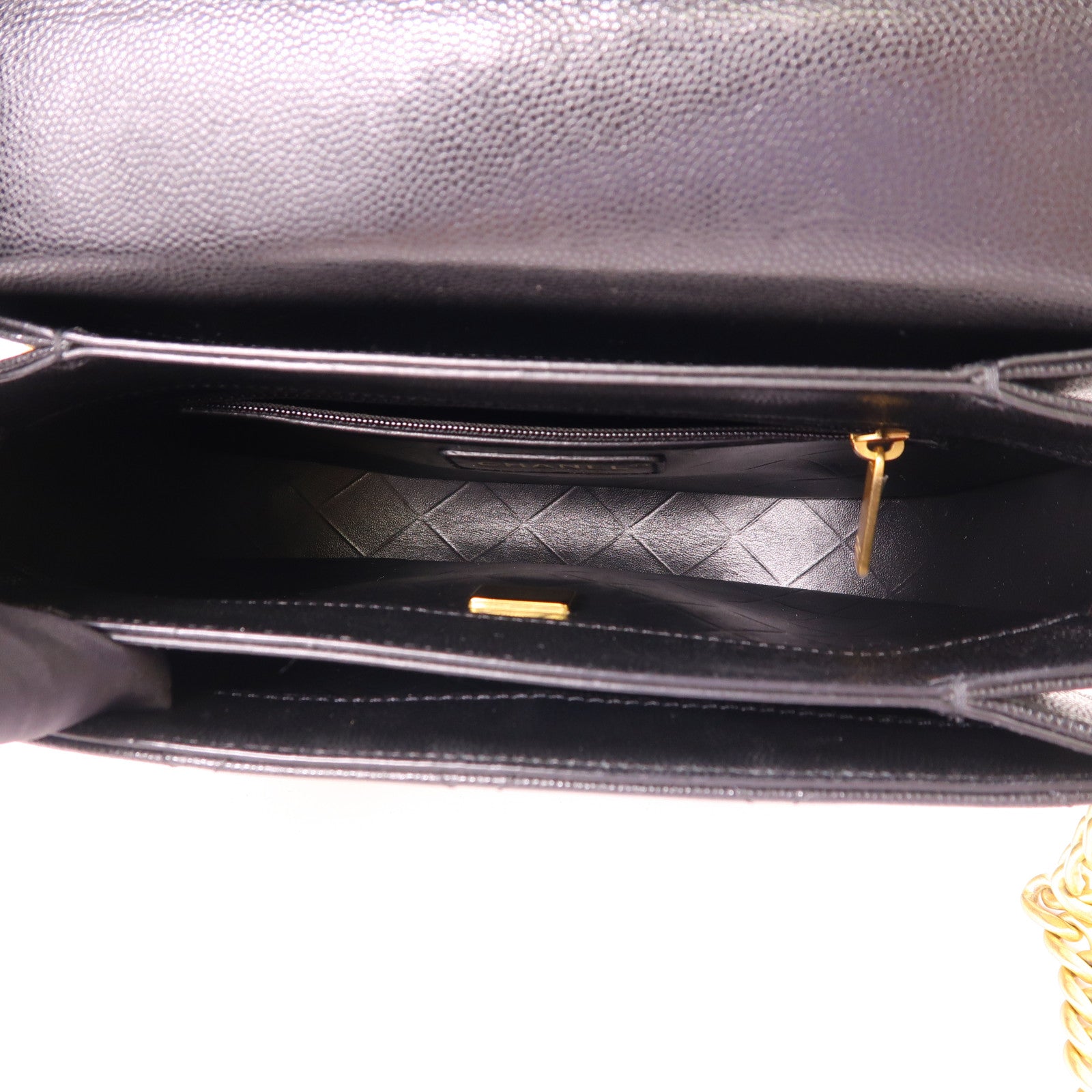 CHANEL 【激減優惠】牛皮皮革Shoulder Bag金扣肩背袋