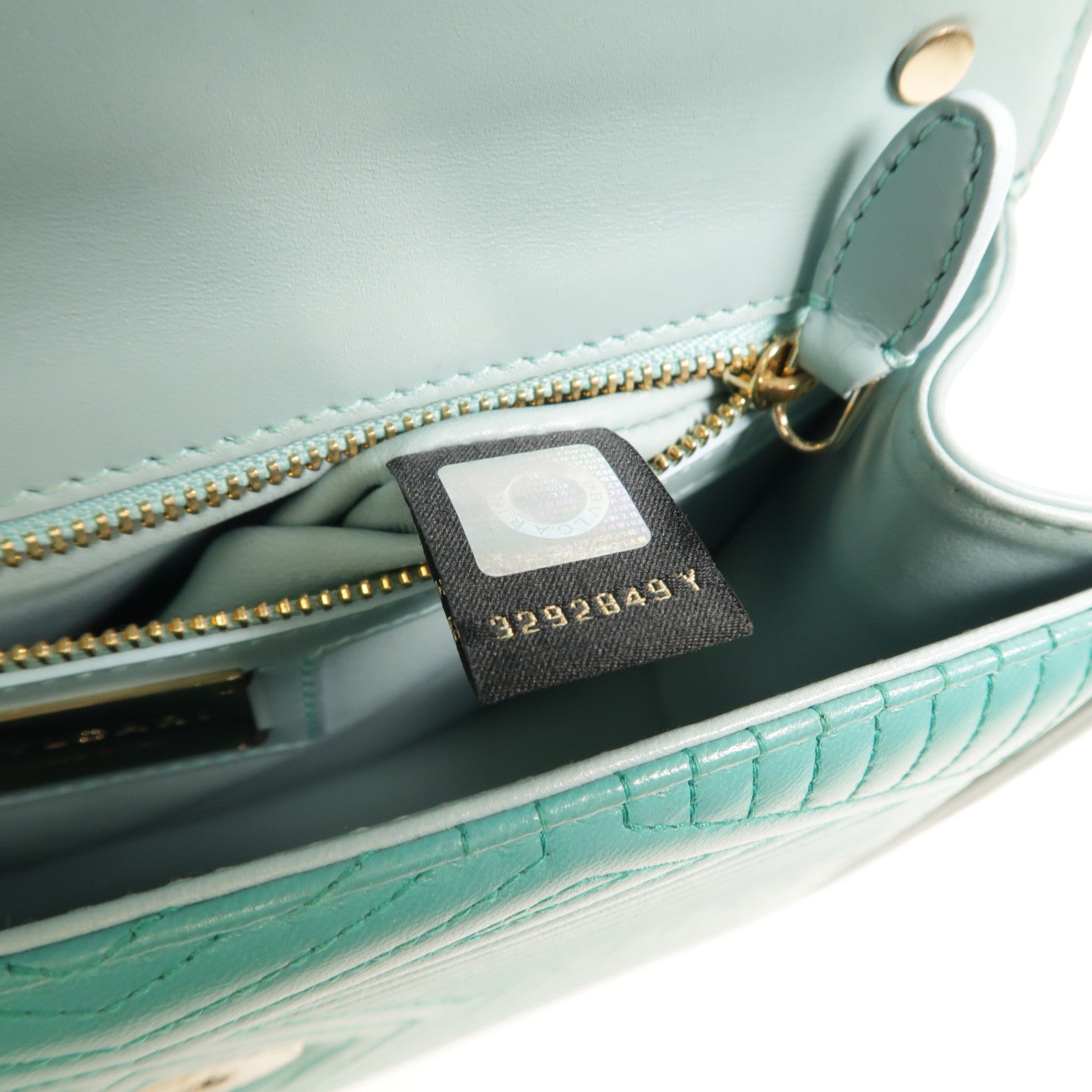 BVLGARI 牛皮皮革Serpenti Diamond Blast肩背袋