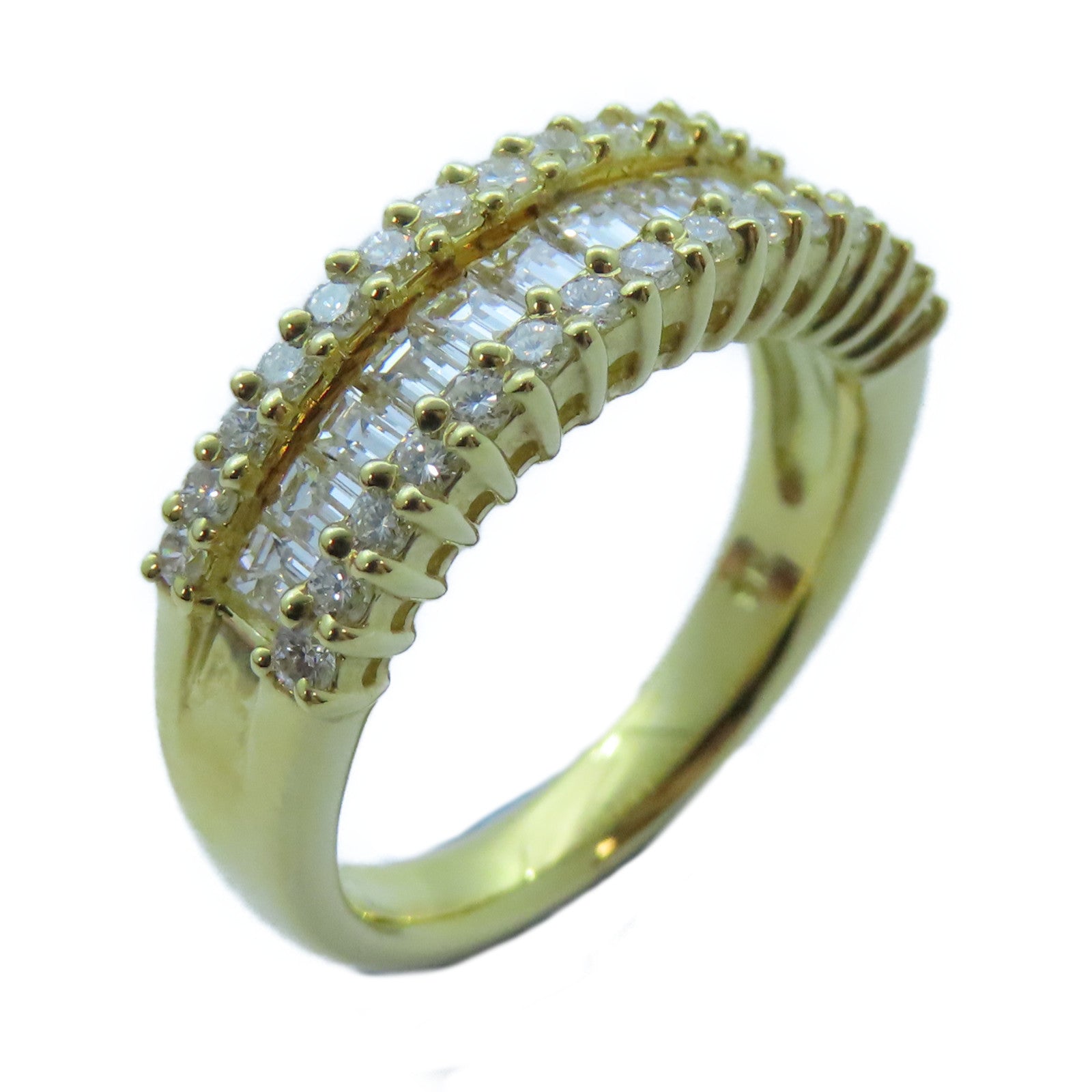 JEWELRY 【激減優惠】18K黃金Diamond Ring 1.04ct鑽石戒指US#5.75