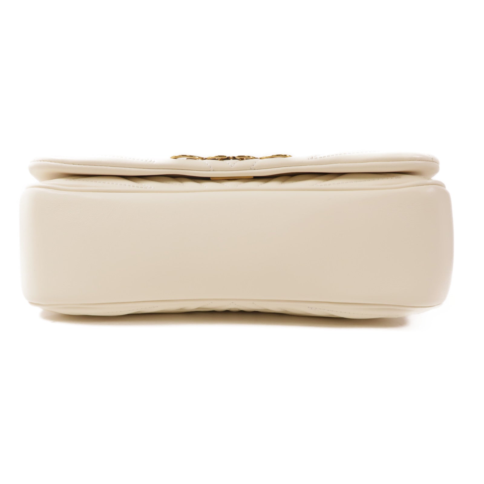 SELECTION GHW Shoulder Bag 7557031BLE19210 Lambskin Leather White