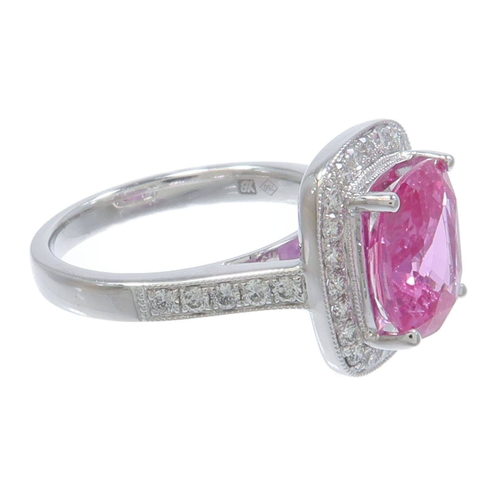 JEWELRY 18K白金Diamond Color Stone Ring鑽石/彩色寶石戒指