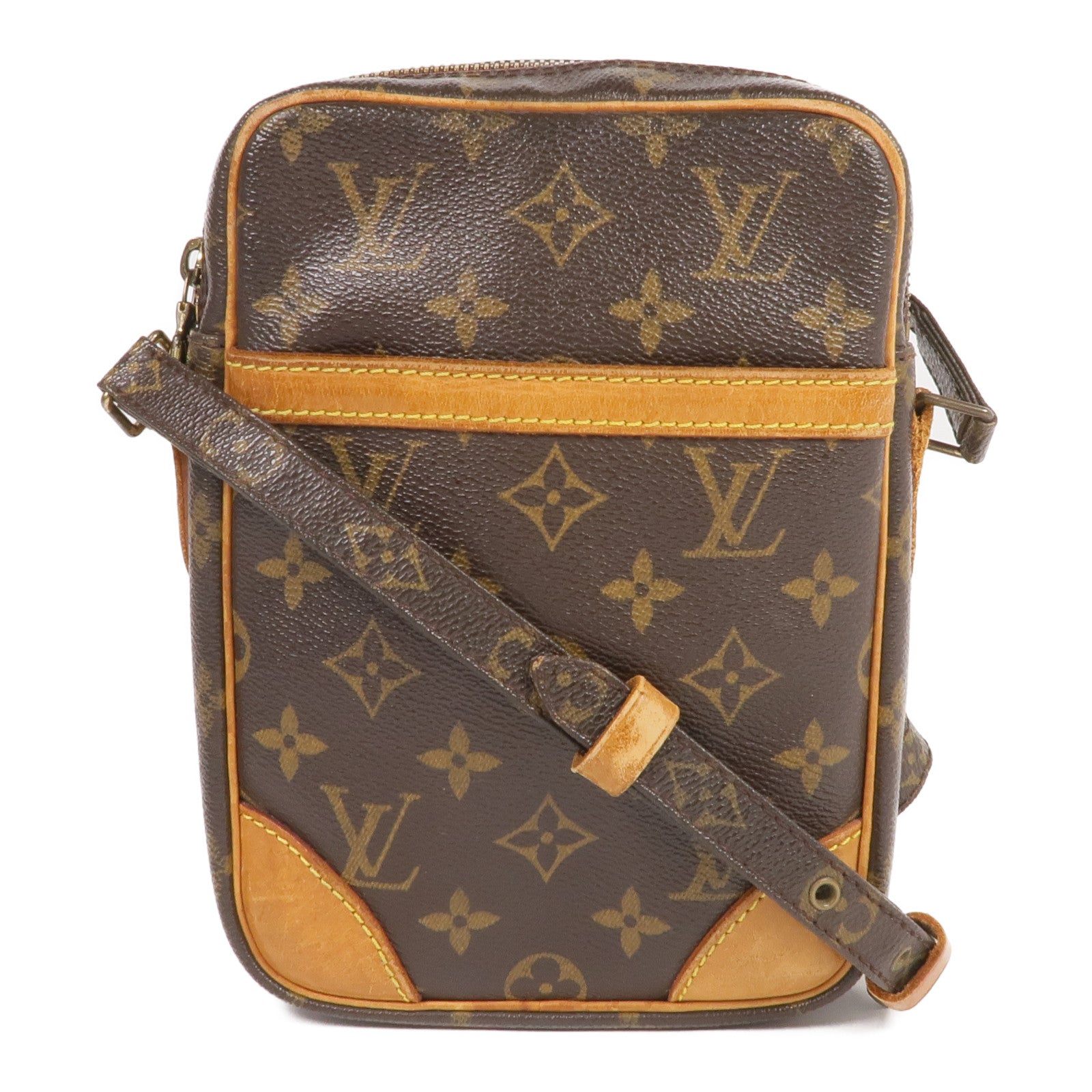 LOUIS VUITTON 【激減優惠】Monogram Danube金扣肩背袋
