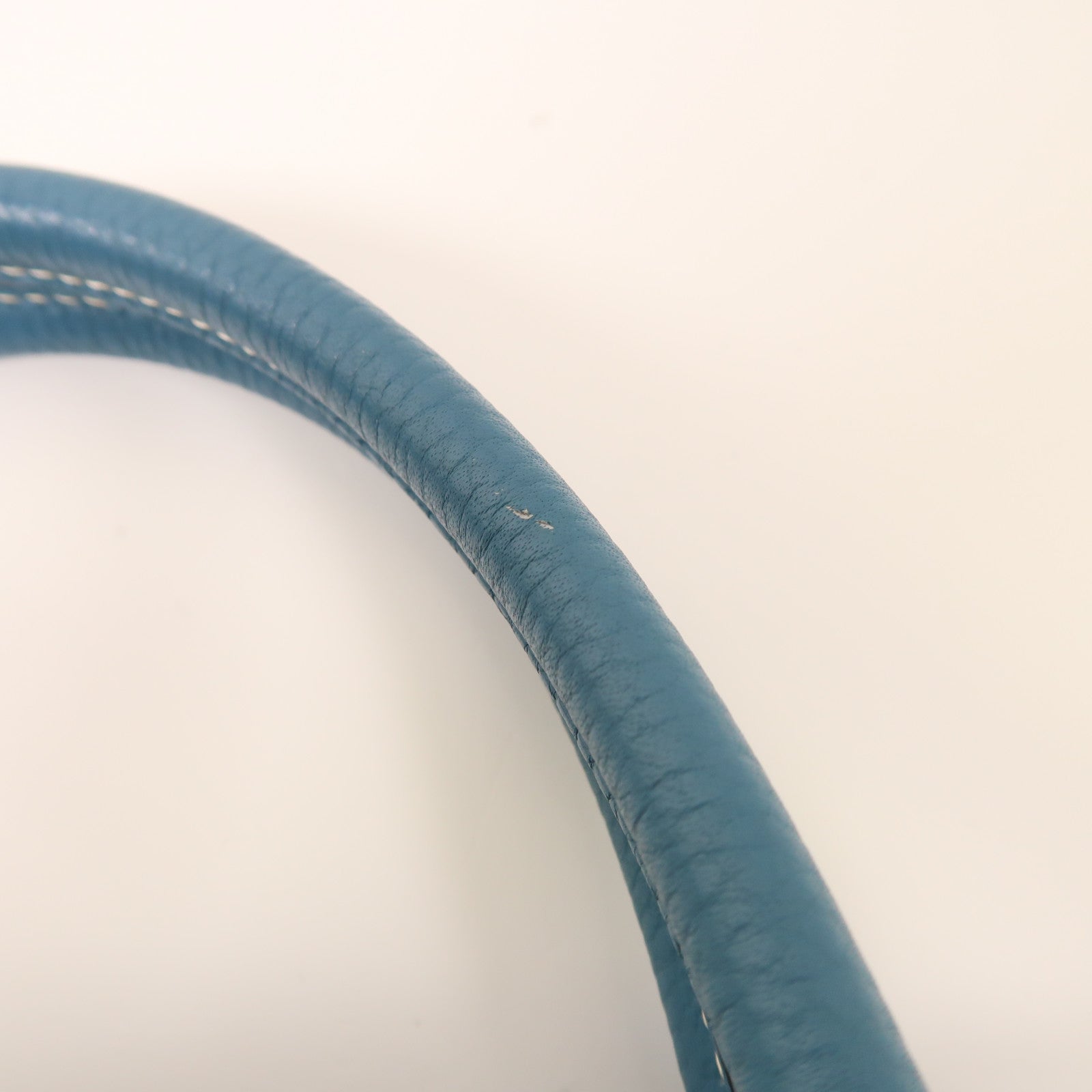 HERMES PHW Bolide 31 2 Way Shoulder Handbag Clemence Leather Bleu Jean