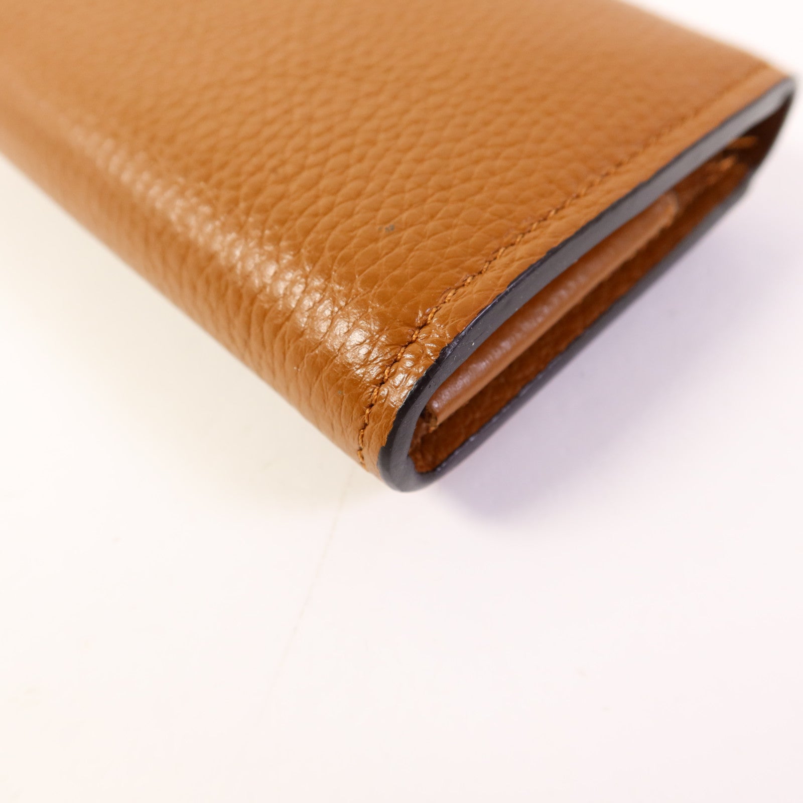 Tory Burch 牛皮皮革Bifold Wallet金扣錢包