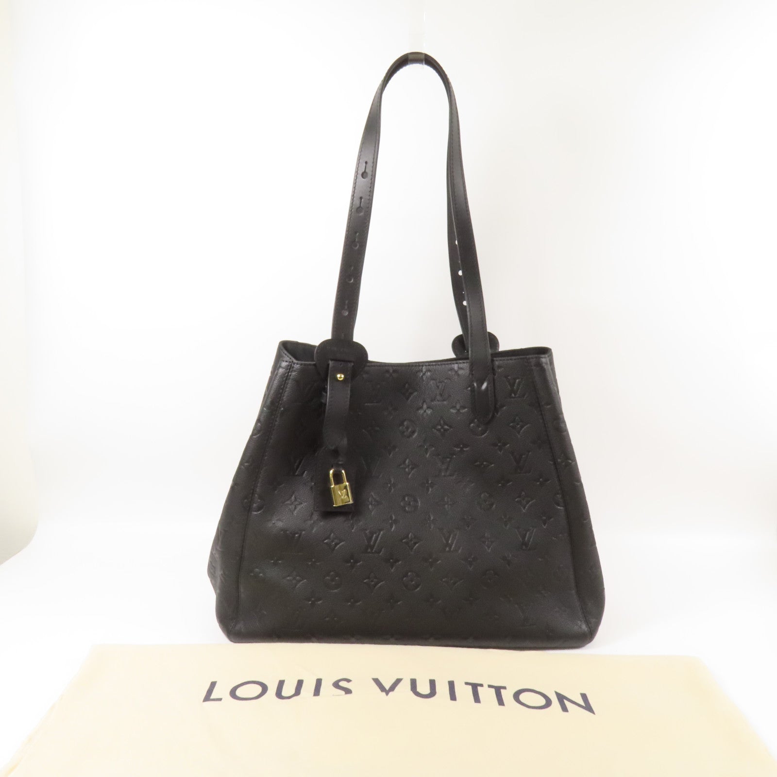 LOUIS VUITTON Monogram Empreinte All In One MM金扣肩背袋