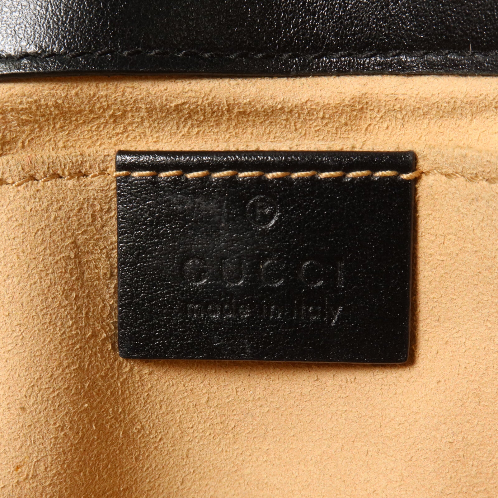 GUCCI 牛皮皮革GG Marmont Small鏈帶手挽肩背兩用袋