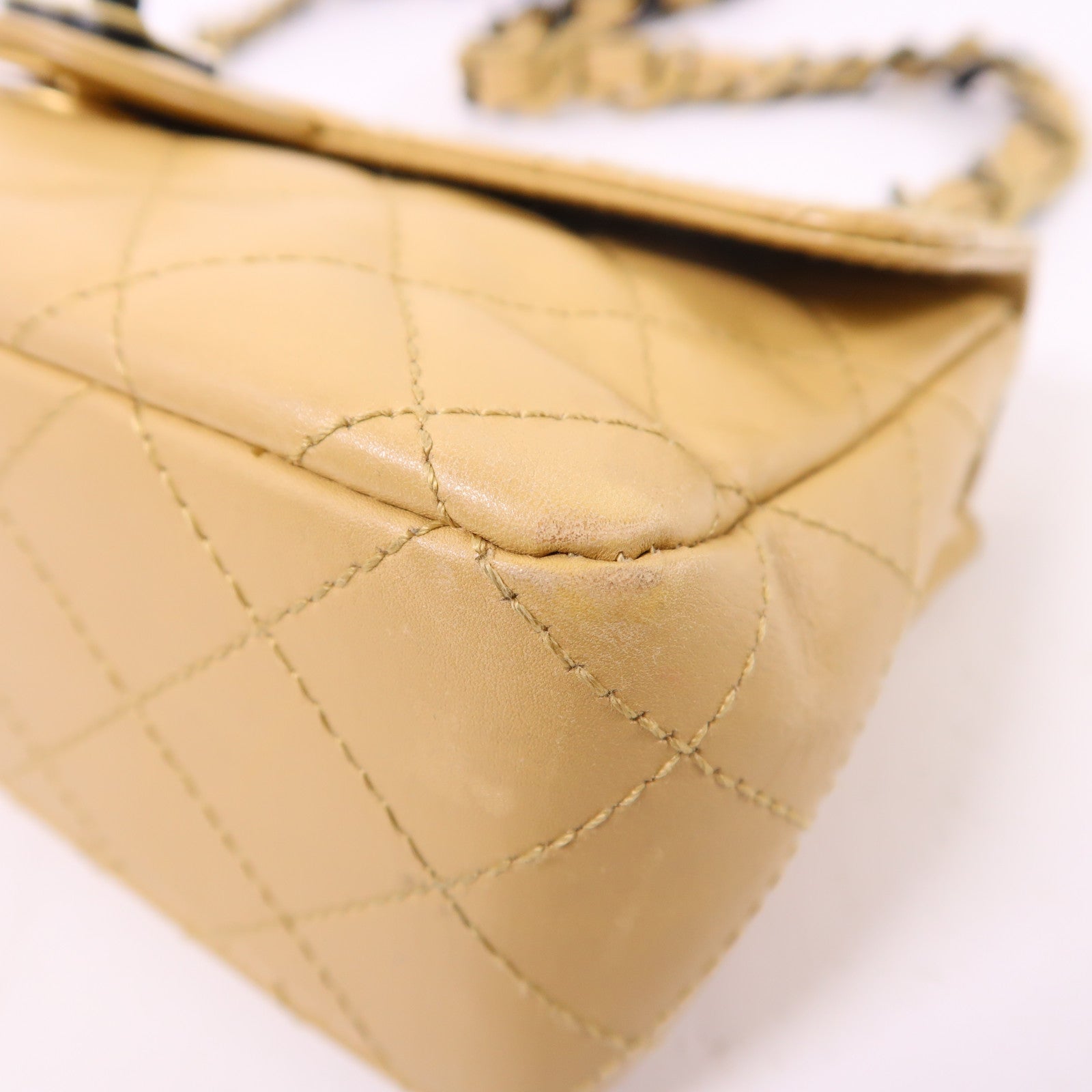 CHANEL 羊皮皮革Chain Shoulder鏈帶肩背袋