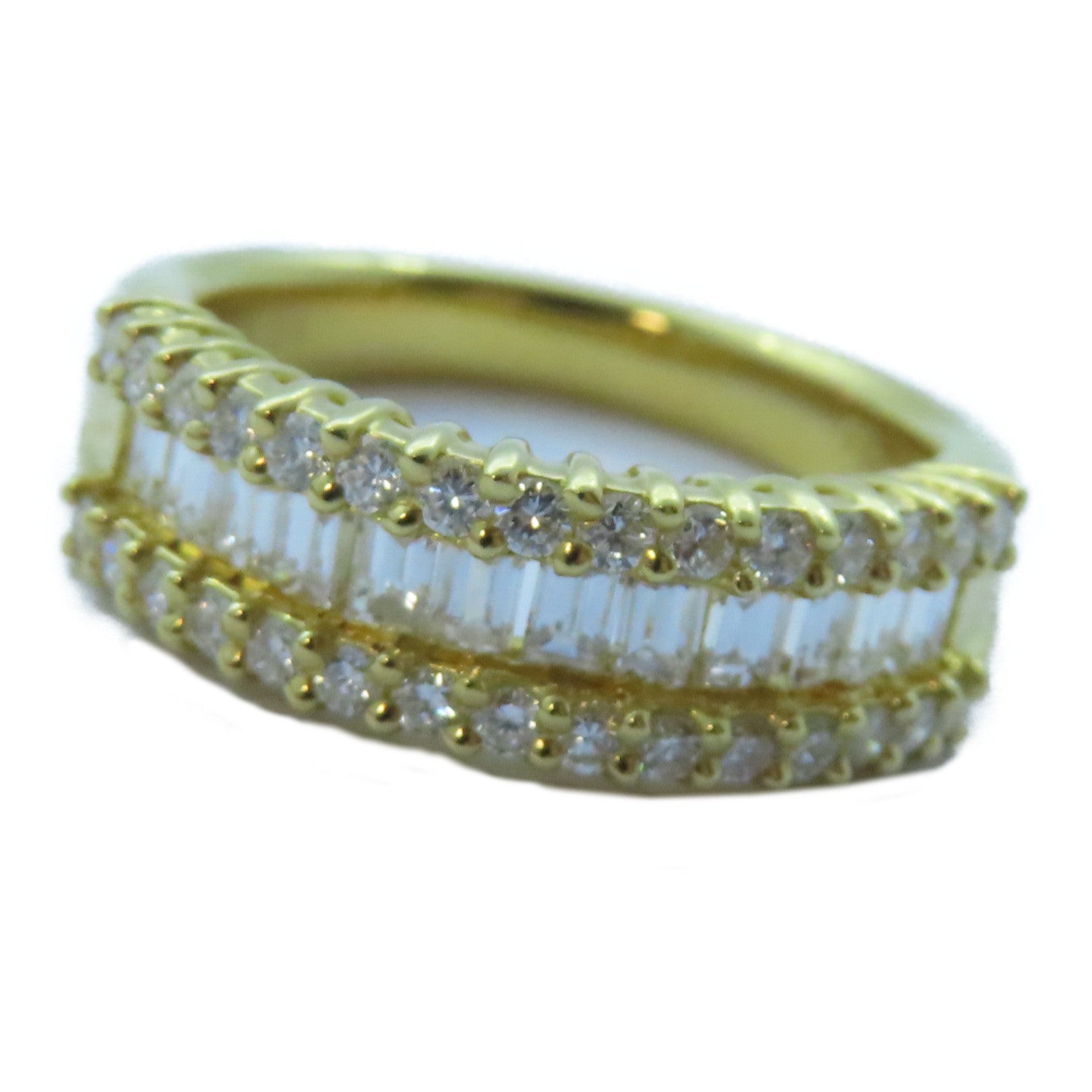 JEWELRY 【激減優惠】18K黃金Diamond Ring 1.04ct鑽石戒指US#5.75