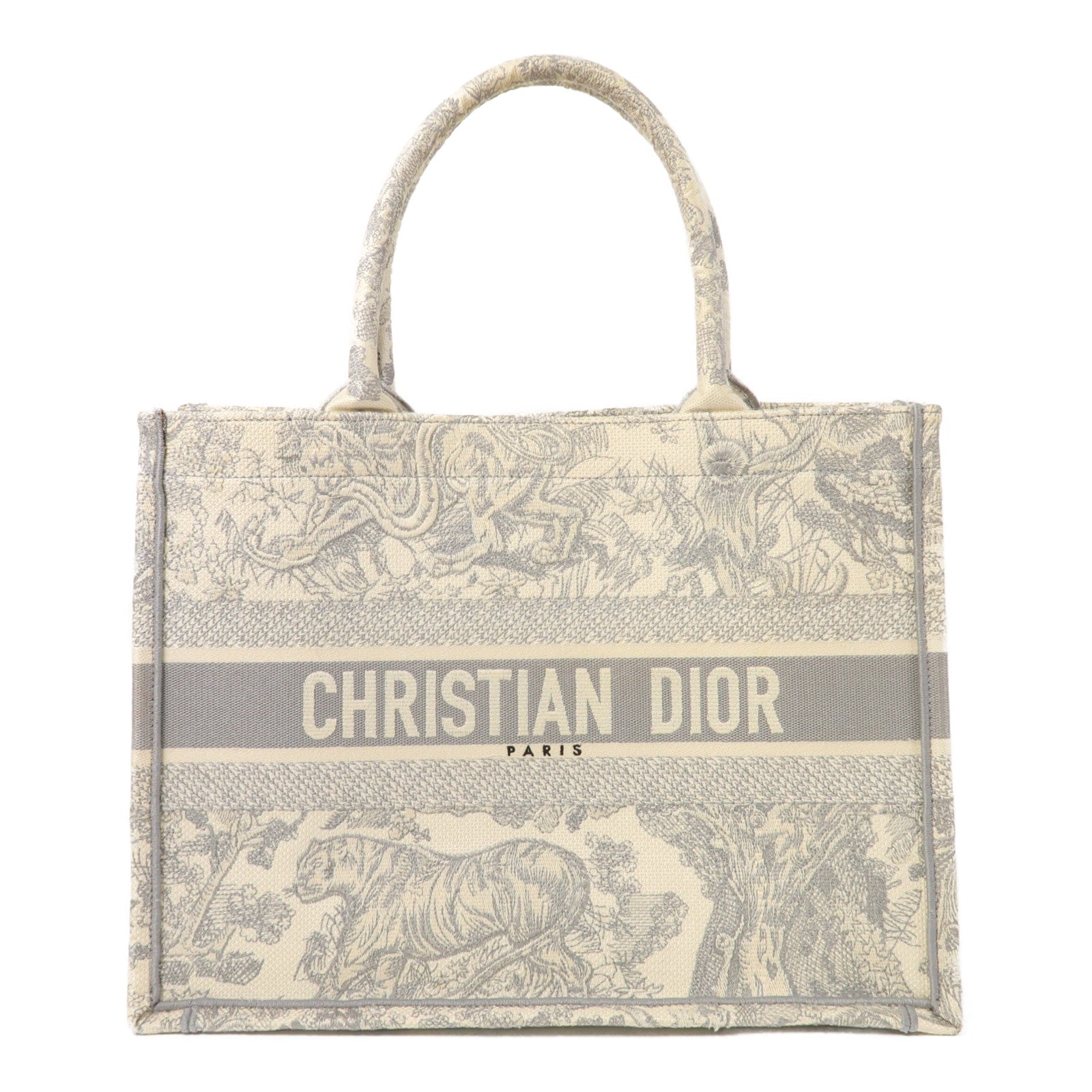 Dior 帆布Book Tote手挽袋灰色