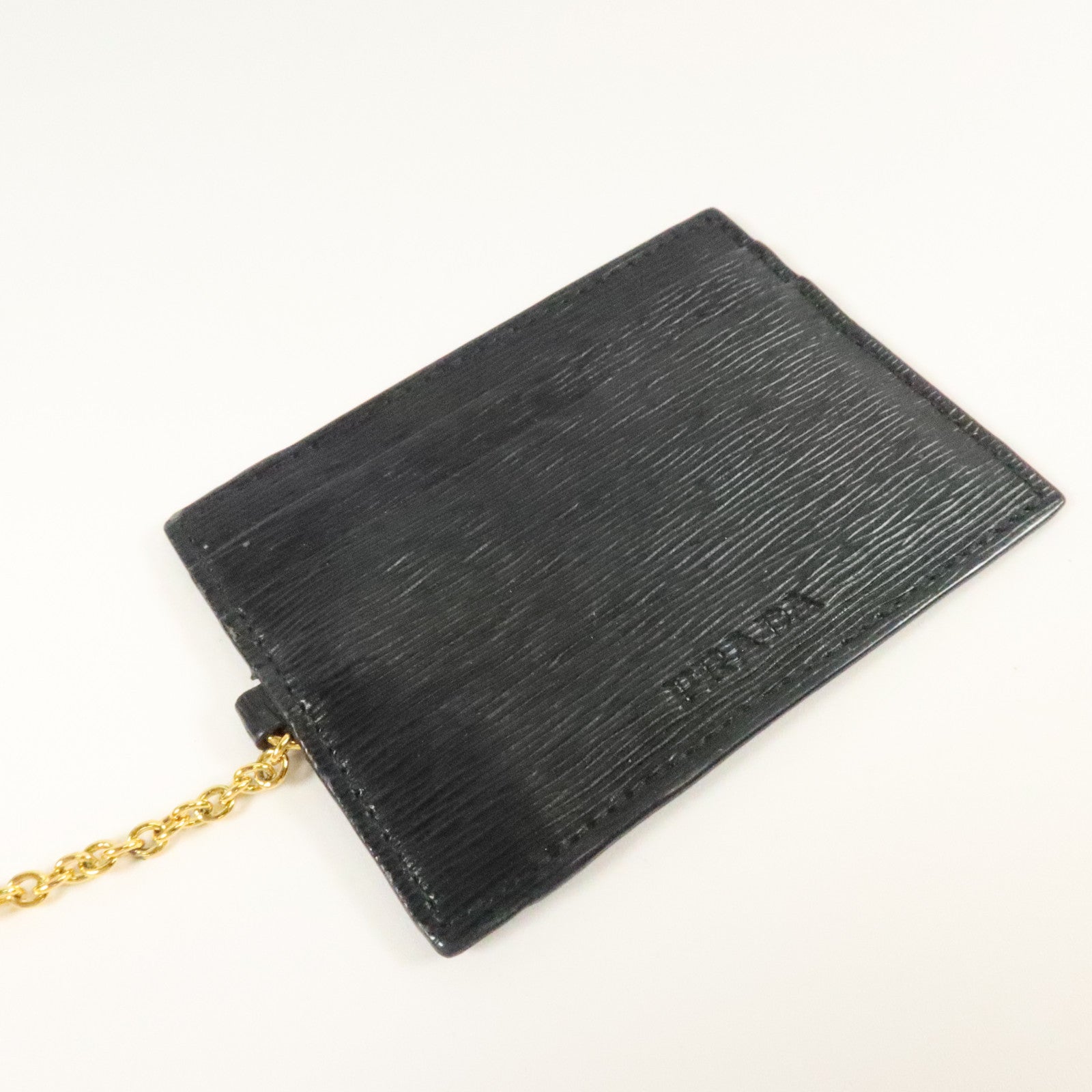 PRADA Saffiano皮革Long Wallet金扣長錢包