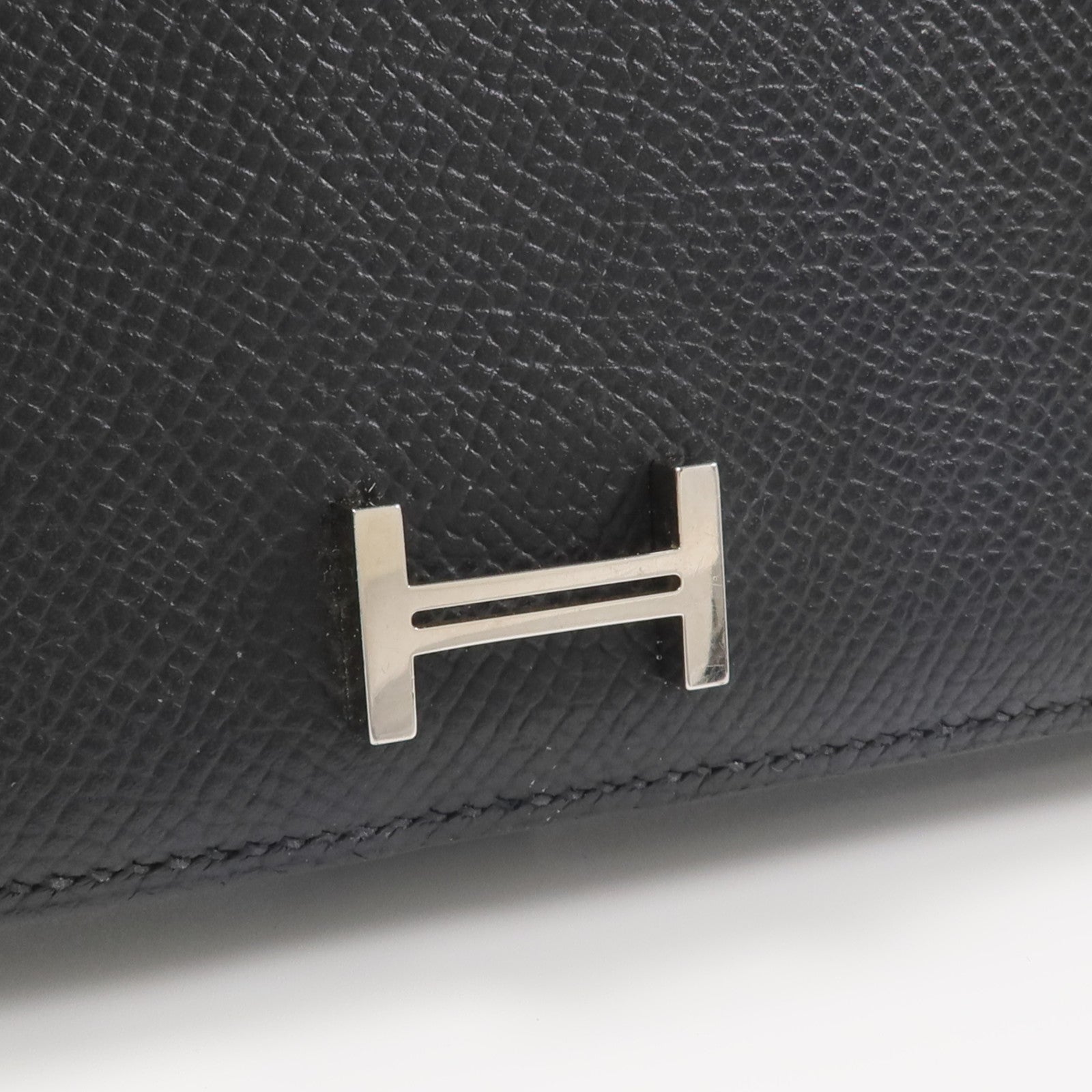 HERMES Epsom皮革Bearn Long Wallet長錢包Noir